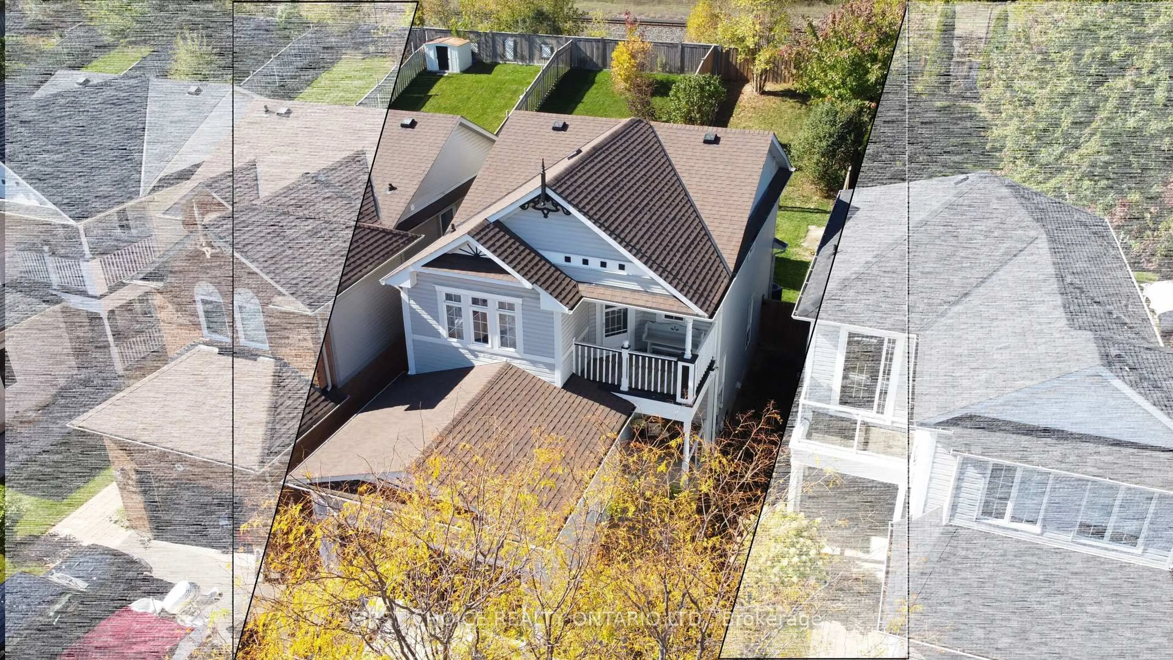 A pic from outside/outdoor area/front of a property/back of a property/a pic from drone, street for 42 Gunning Cres, New Tecumseth Ontario L0G 1W0