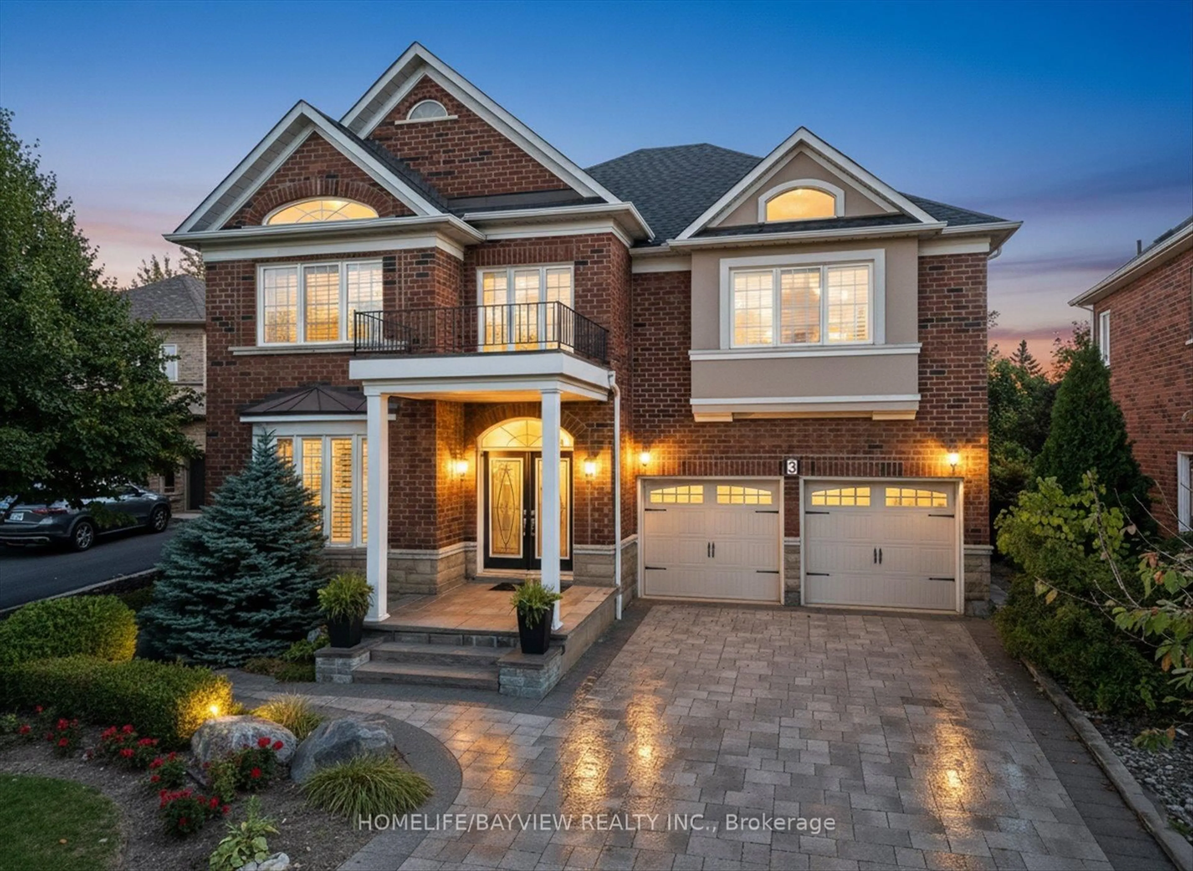 Home with brick exterior material, street for 3 Crowling Crt, Richmond Hill Ontario L4E 3Y6