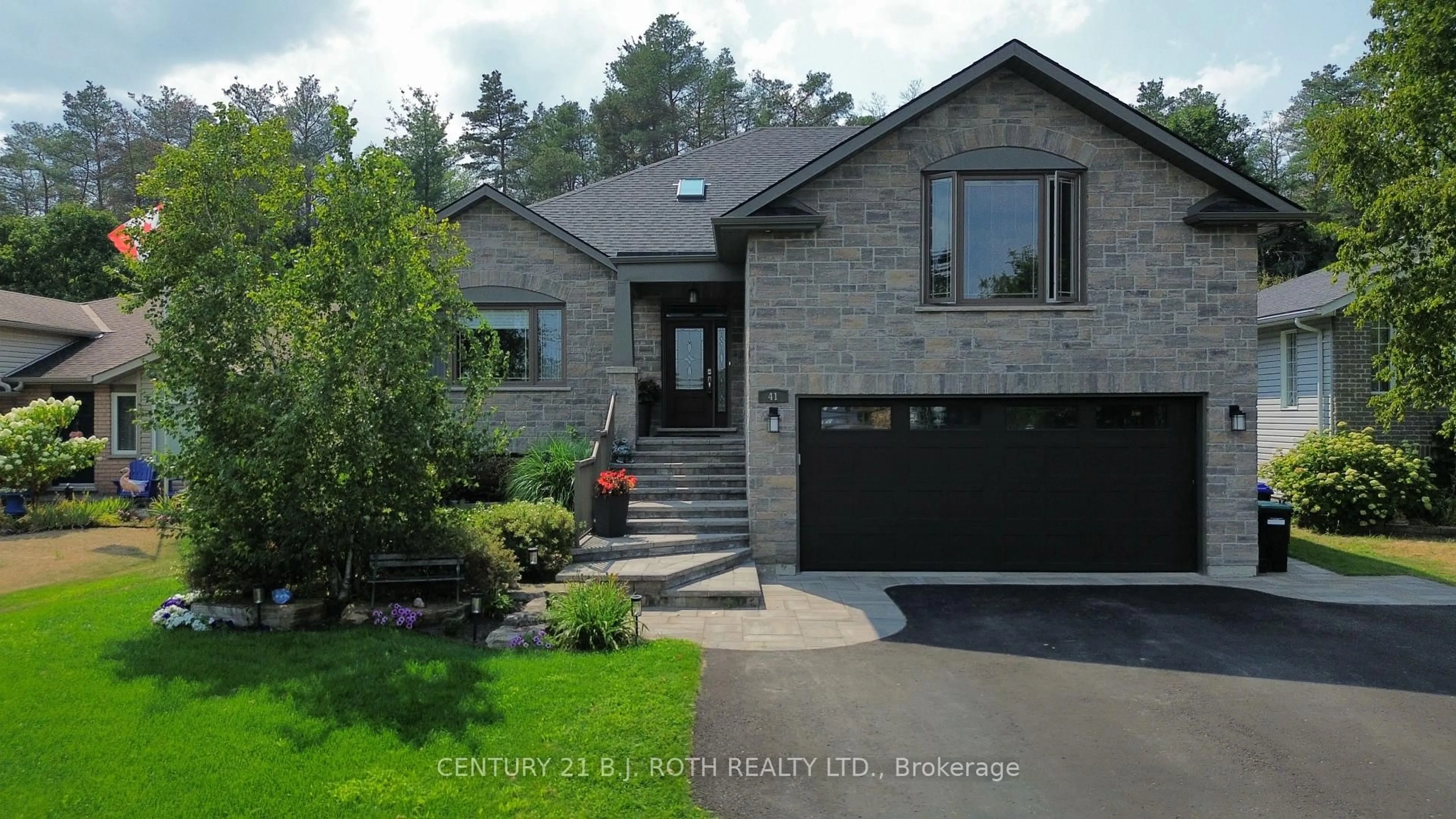 Home with brick exterior material, street for 41 OSBORN St, Essa Ontario L0M 1B0