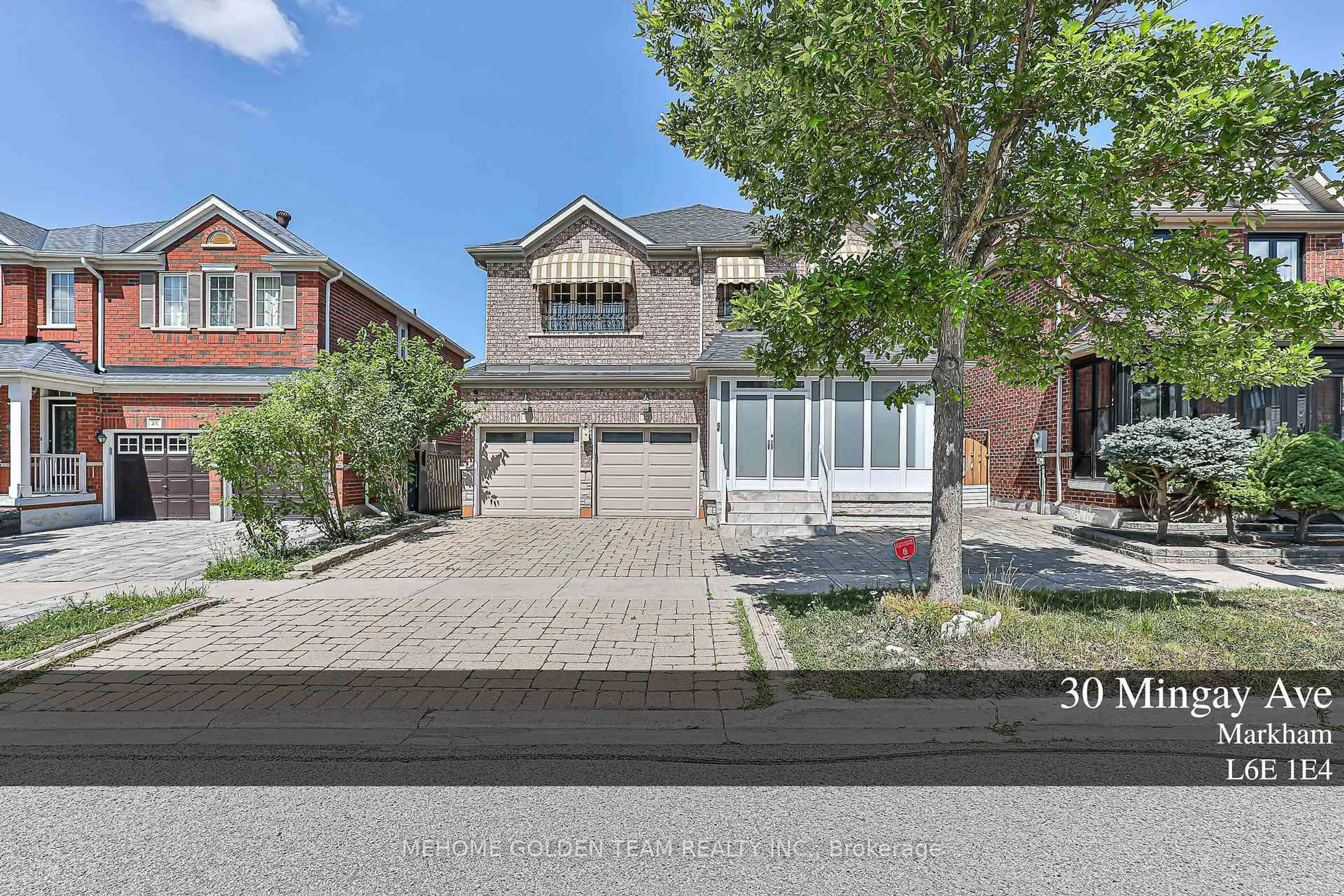 Home with brick exterior material, street for 30 Mingay Ave, Markham Ontario L6E 1E4
