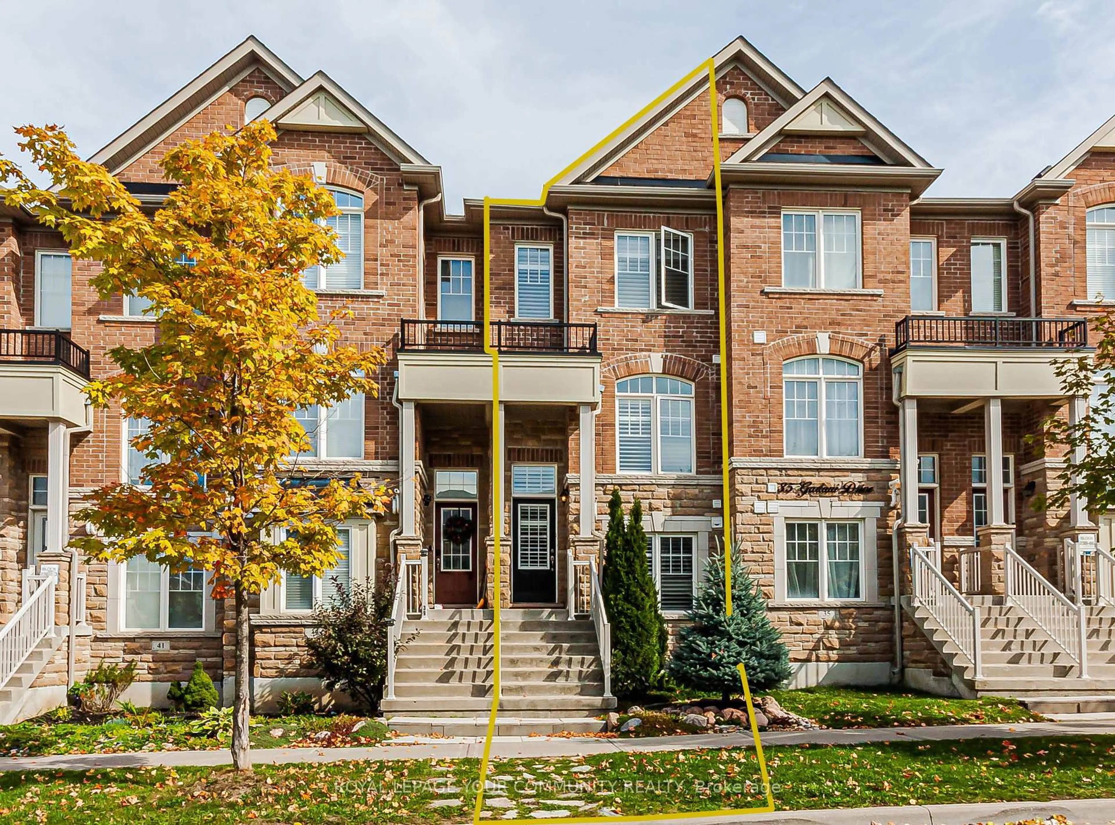 Home with brick exterior material, street for 37 Gadani Dr, Markham Ontario L6E 0R2
