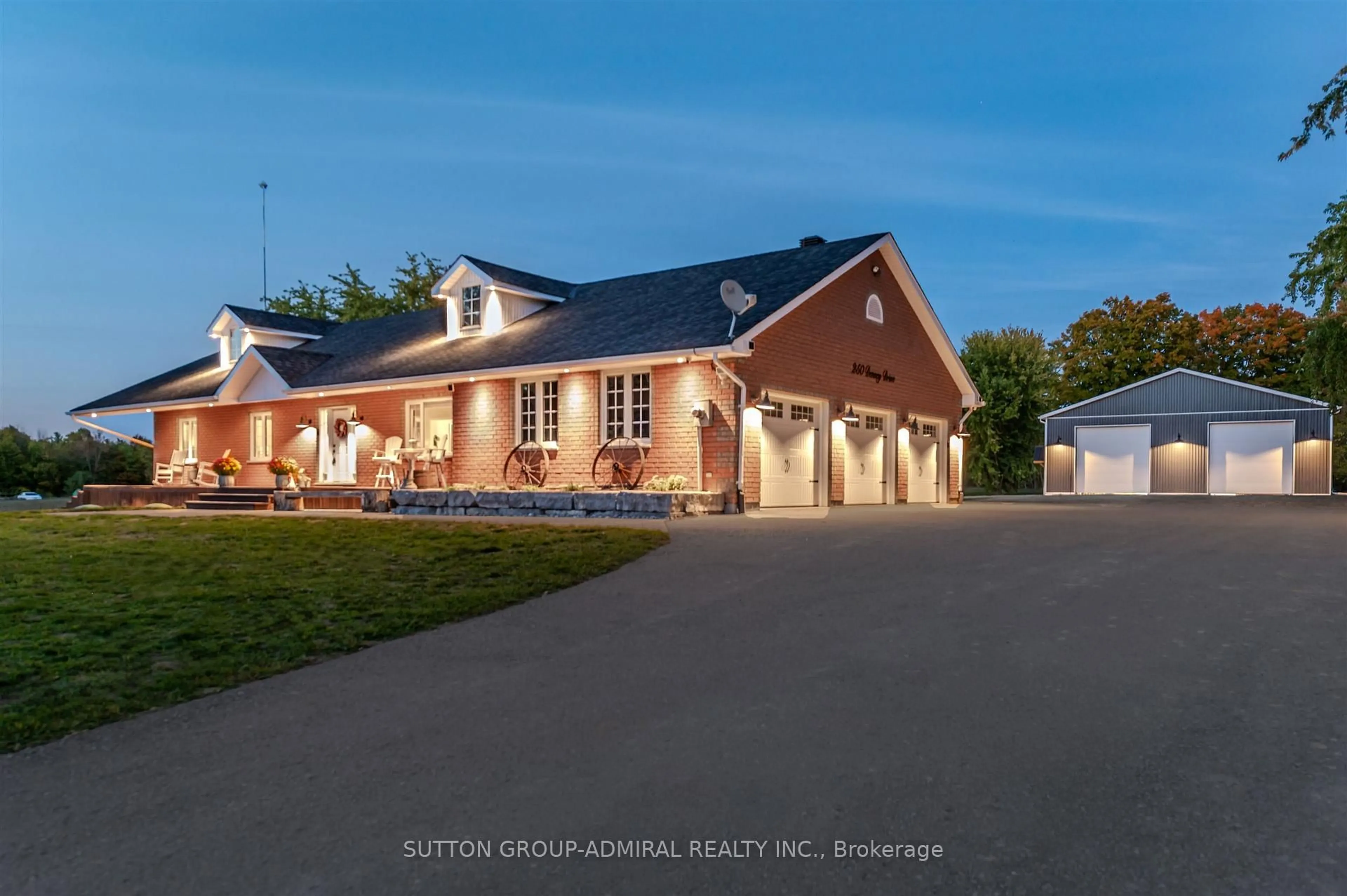 Home with brick exterior material, street for 250 Denney Dr, Essa Ontario L3W 0T8