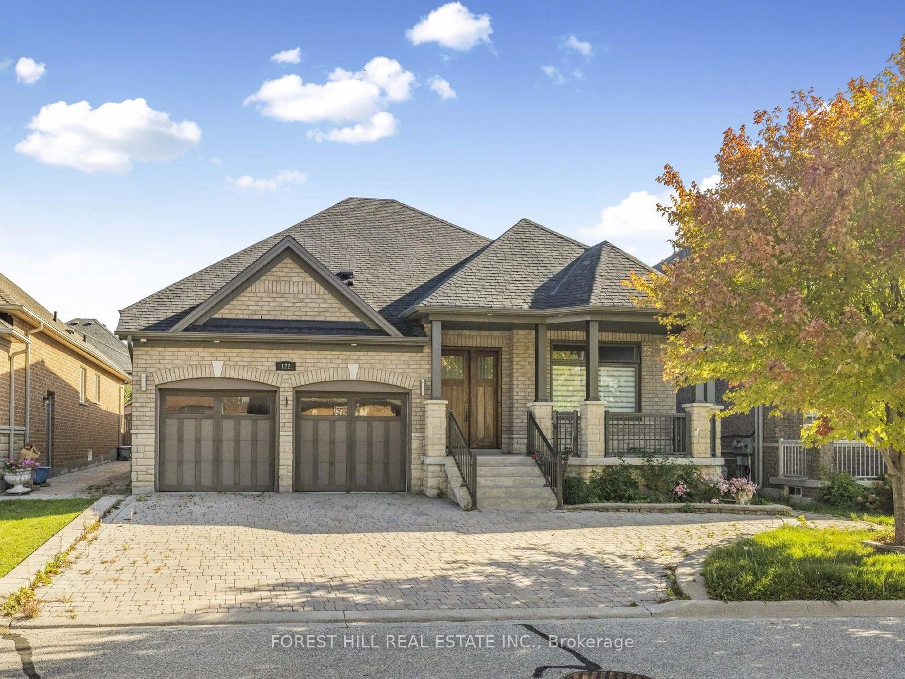 Home with brick exterior material, street for 122 Pieta Pl, Vaughan Ontario L4H 3G2