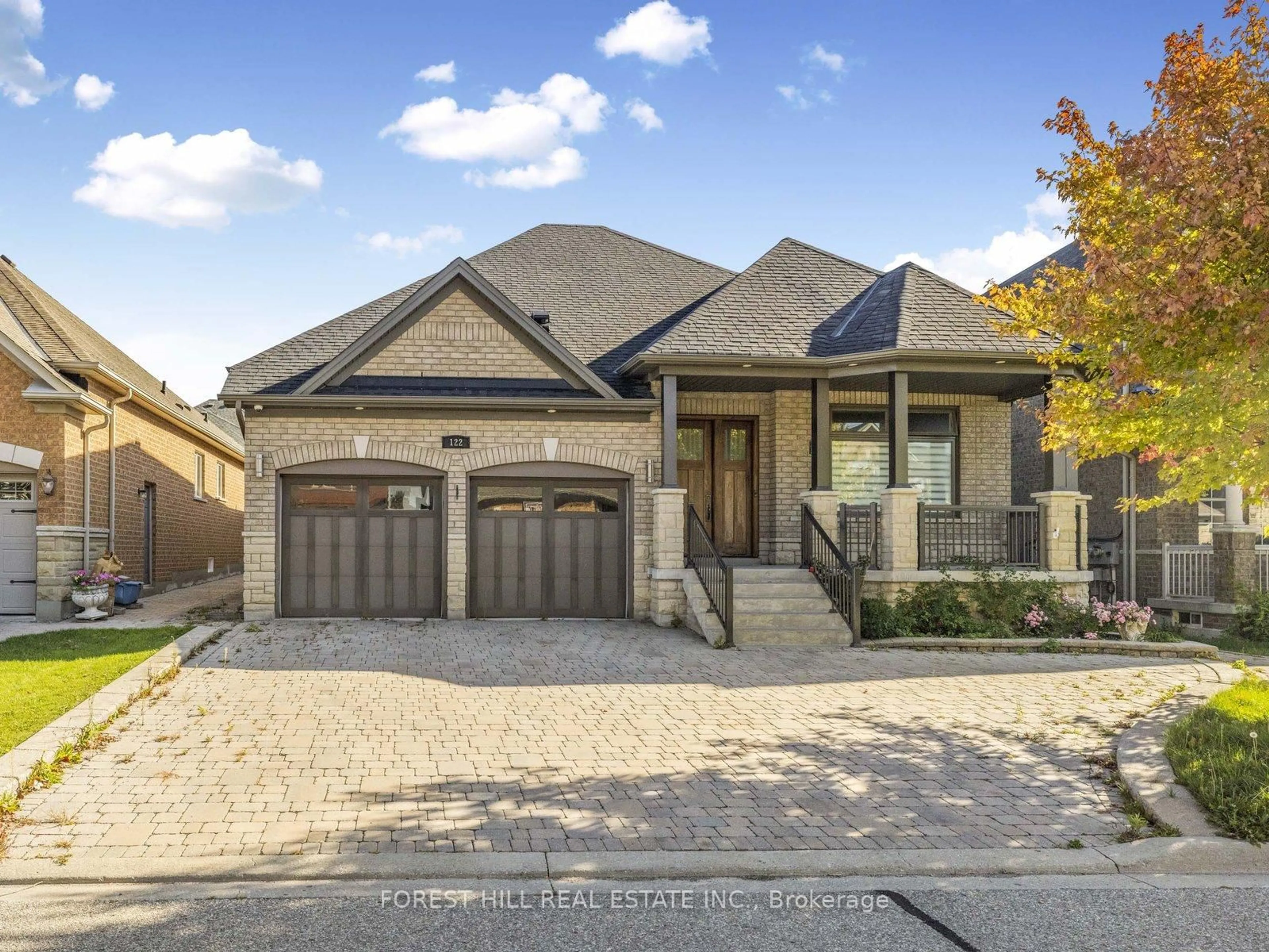 Home with brick exterior material, street for 122 Pieta Pl, Vaughan Ontario L4H 3G2