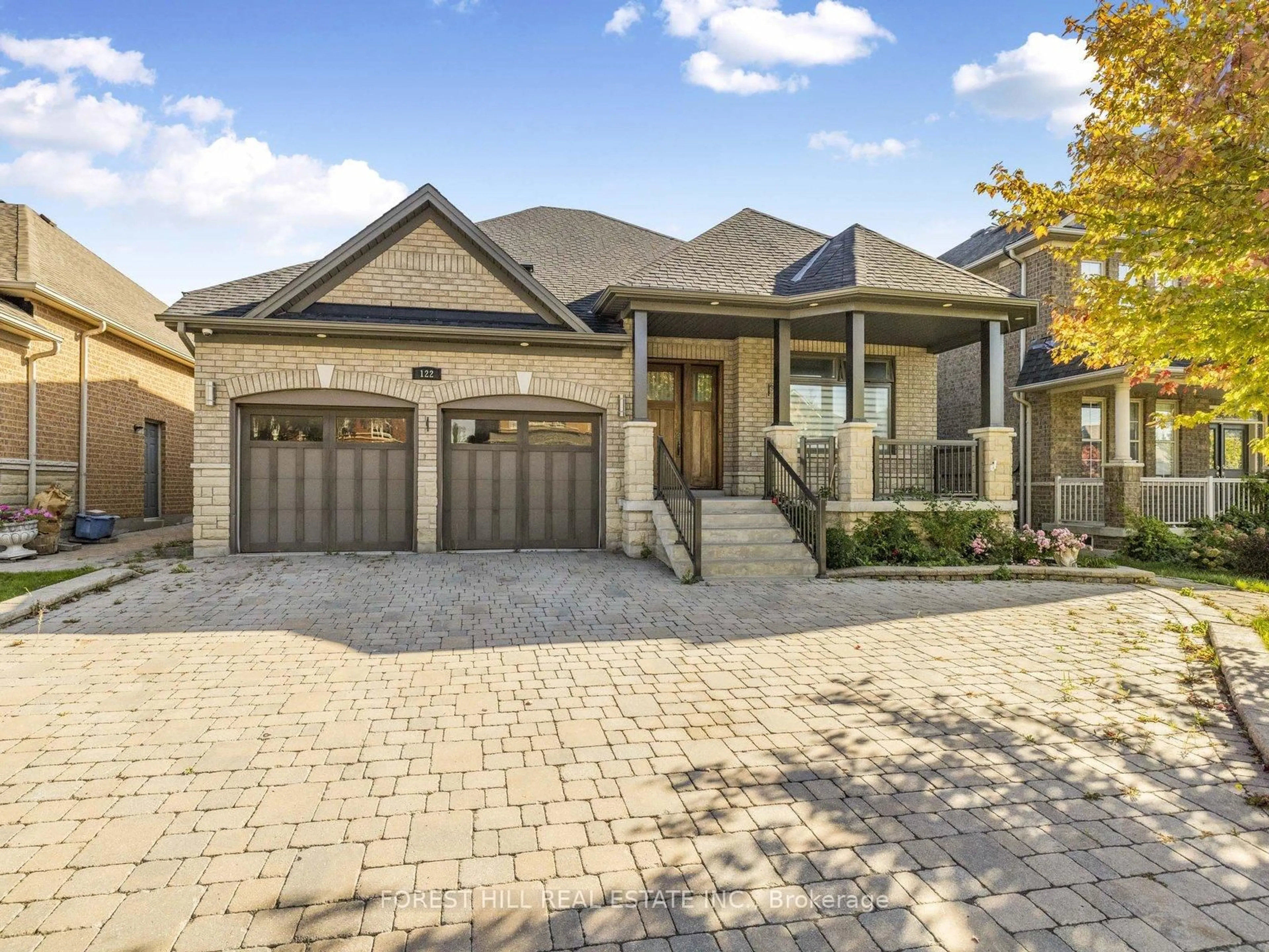 Home with brick exterior material, street for 122 Pieta Pl, Vaughan Ontario L4H 3G2