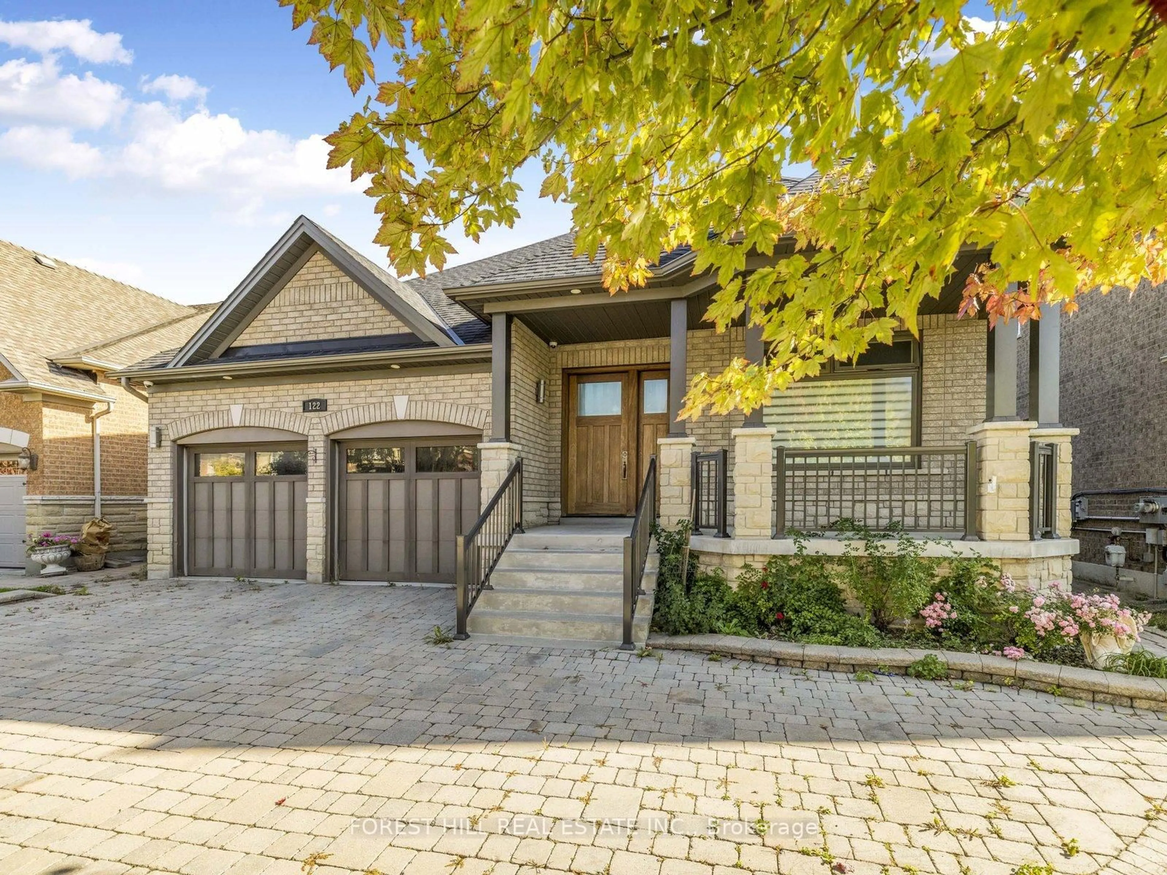 Home with brick exterior material, street for 122 Pieta Pl, Vaughan Ontario L4H 3G2