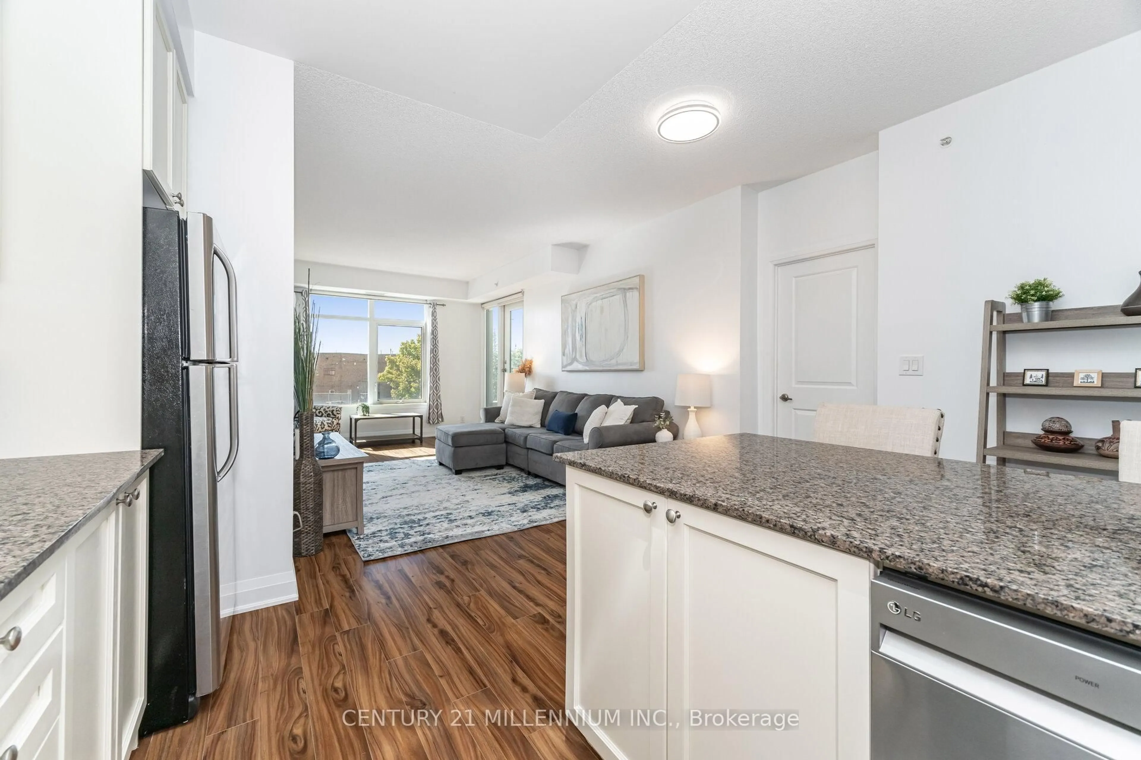 Open concept kitchen, unknown for 24 Woodstream Blvd #217, Vaughan Ontario L4L 8C4
