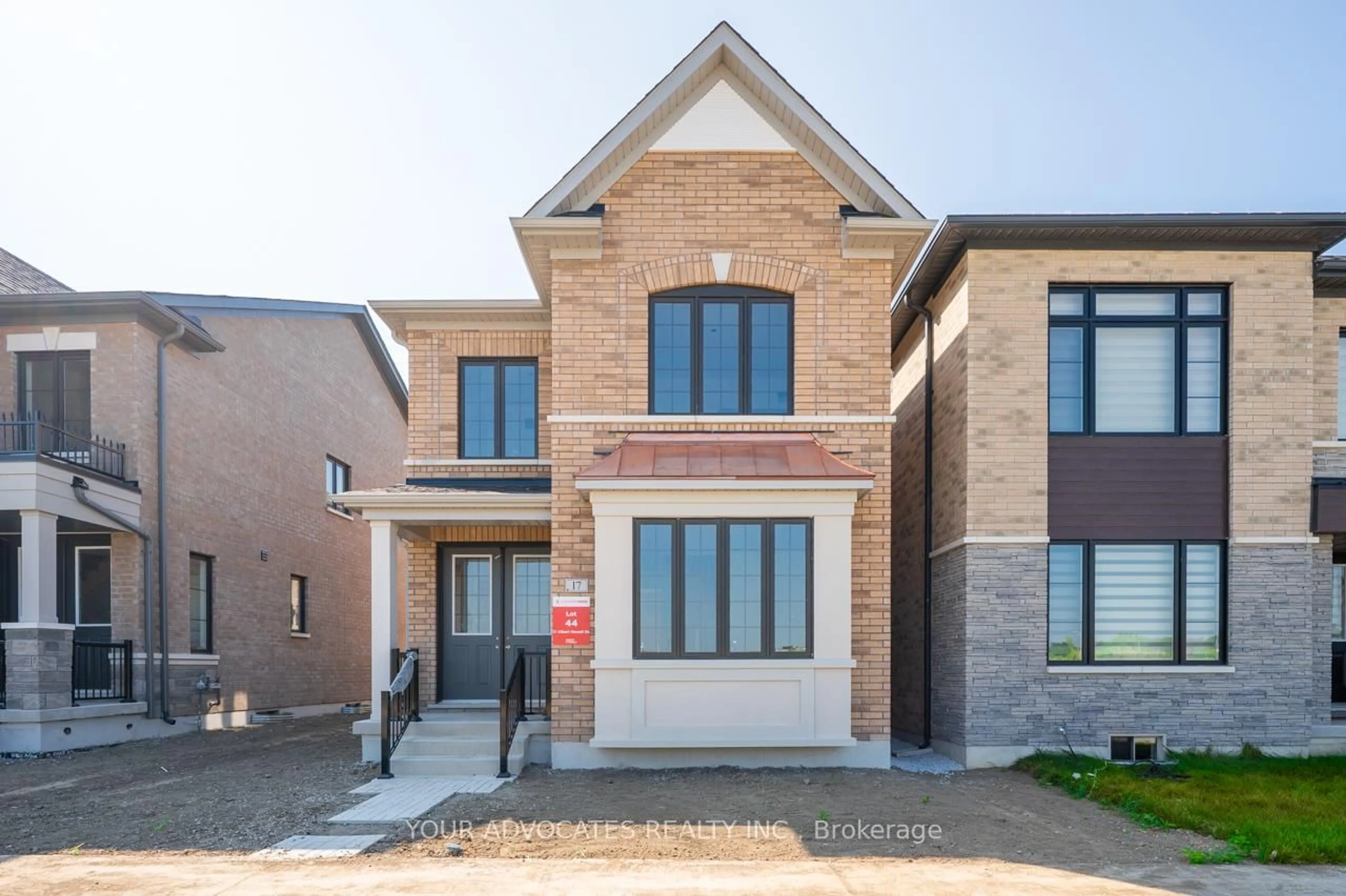Home with brick exterior material, street for 17 Albert Newell Dr, Markham Ontario L6B 1R8