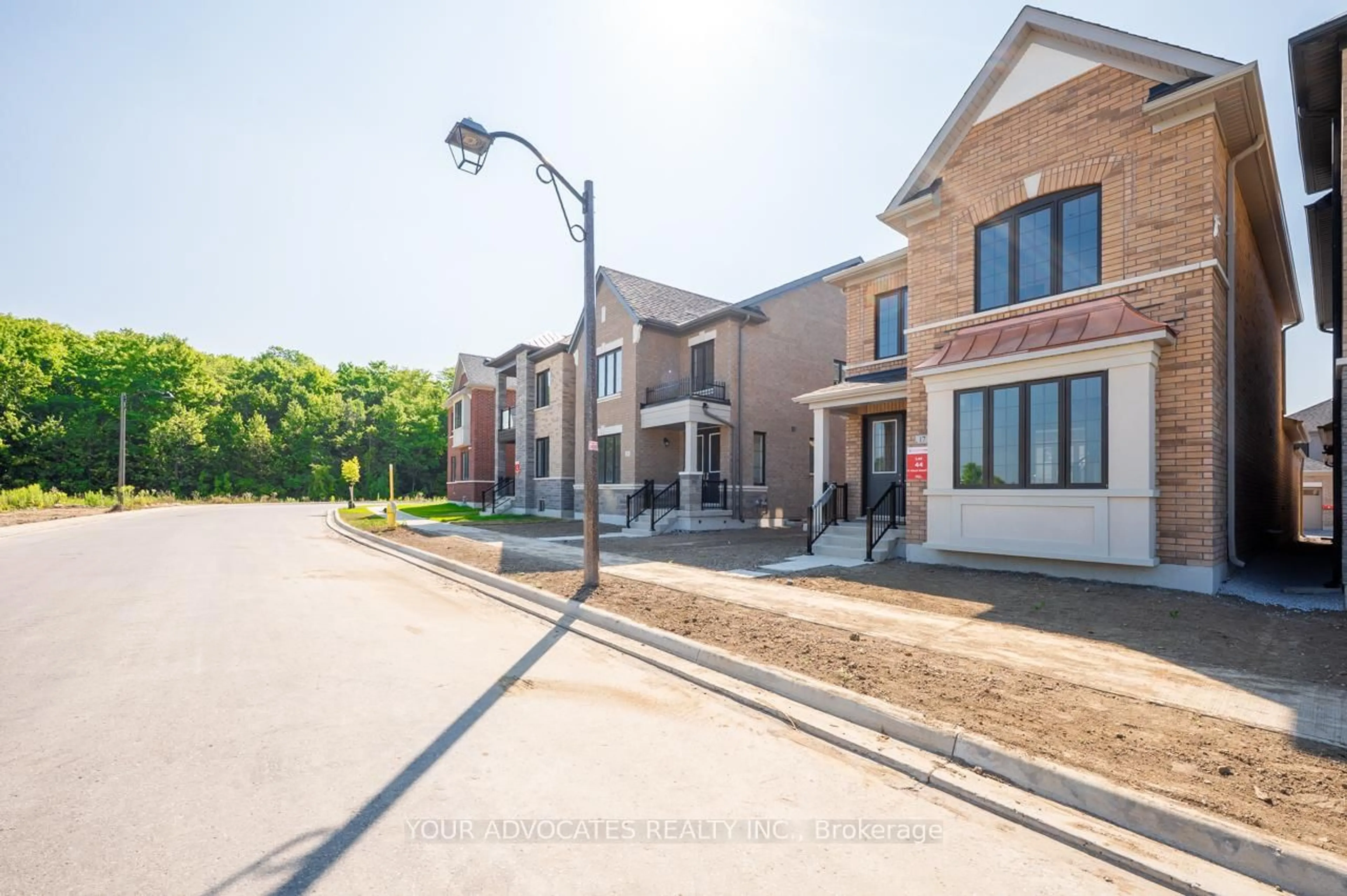 Home with brick exterior material, street for 17 Albert Newell Dr, Markham Ontario L6B 1R8