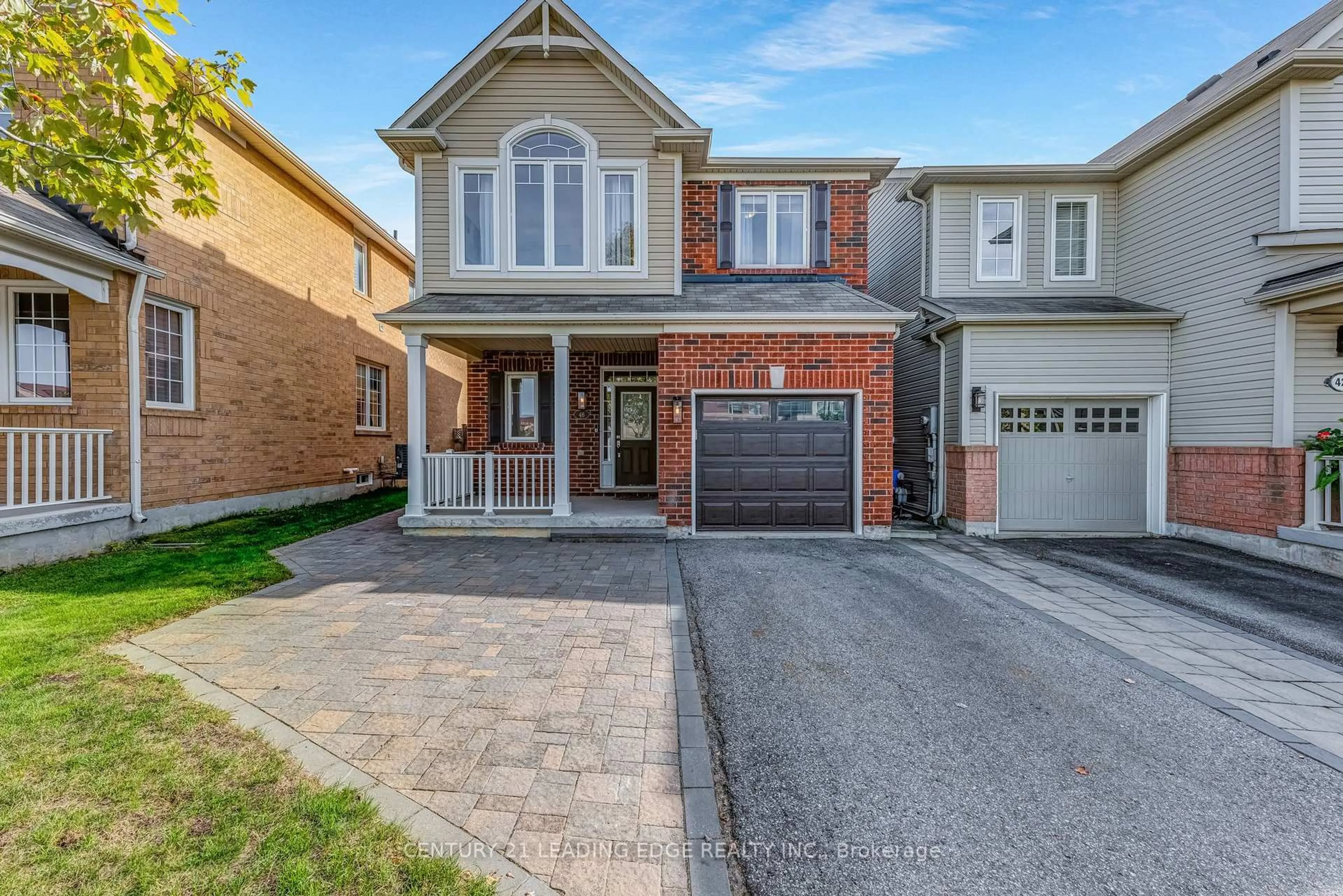 Home with brick exterior material, street for 46 Elmeade Lane, Whitchurch-Stouffville Ontario L4A 0P6