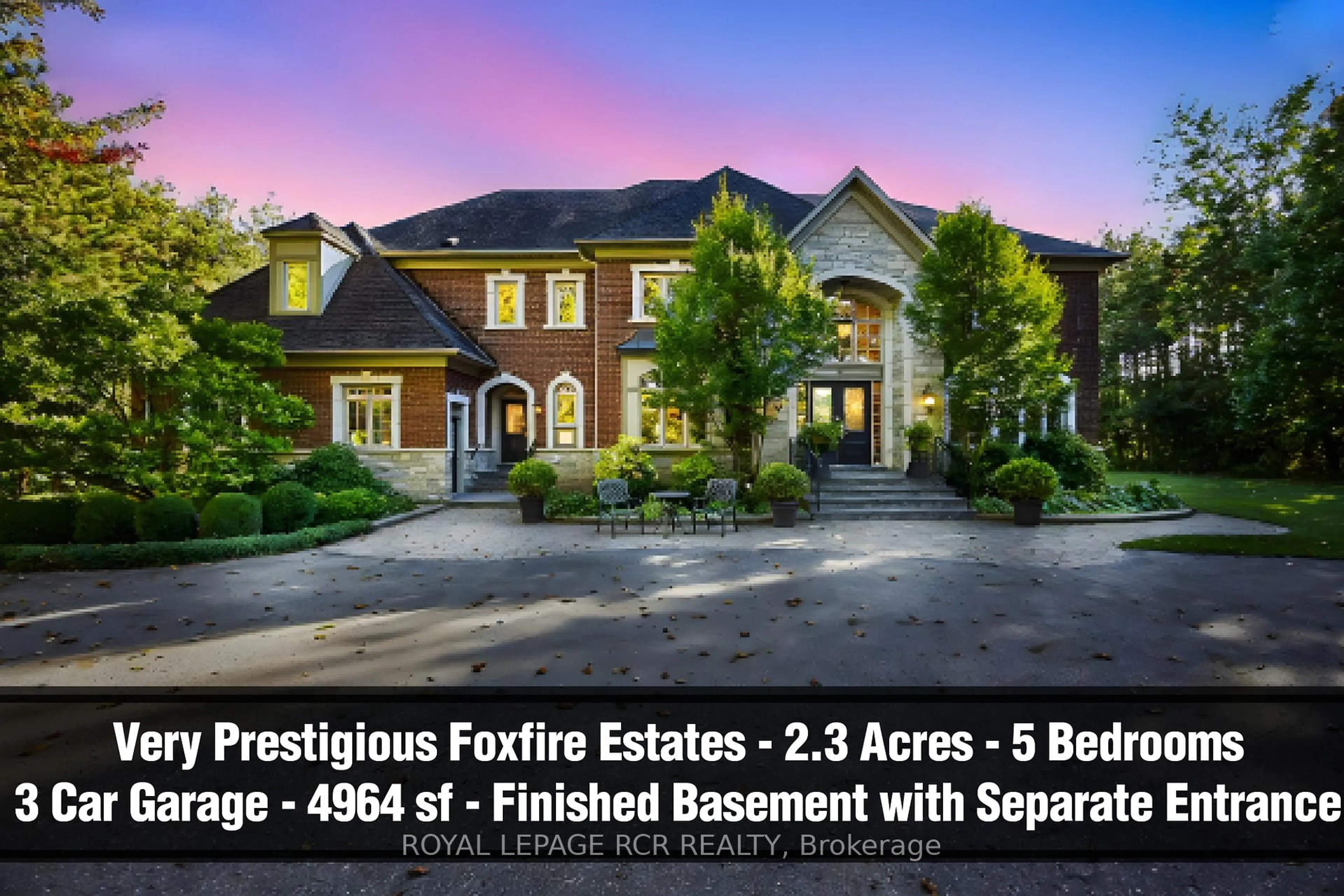 Home with brick exterior material, street for 7 Deer Ru, Uxbridge Ontario L9P 1R4