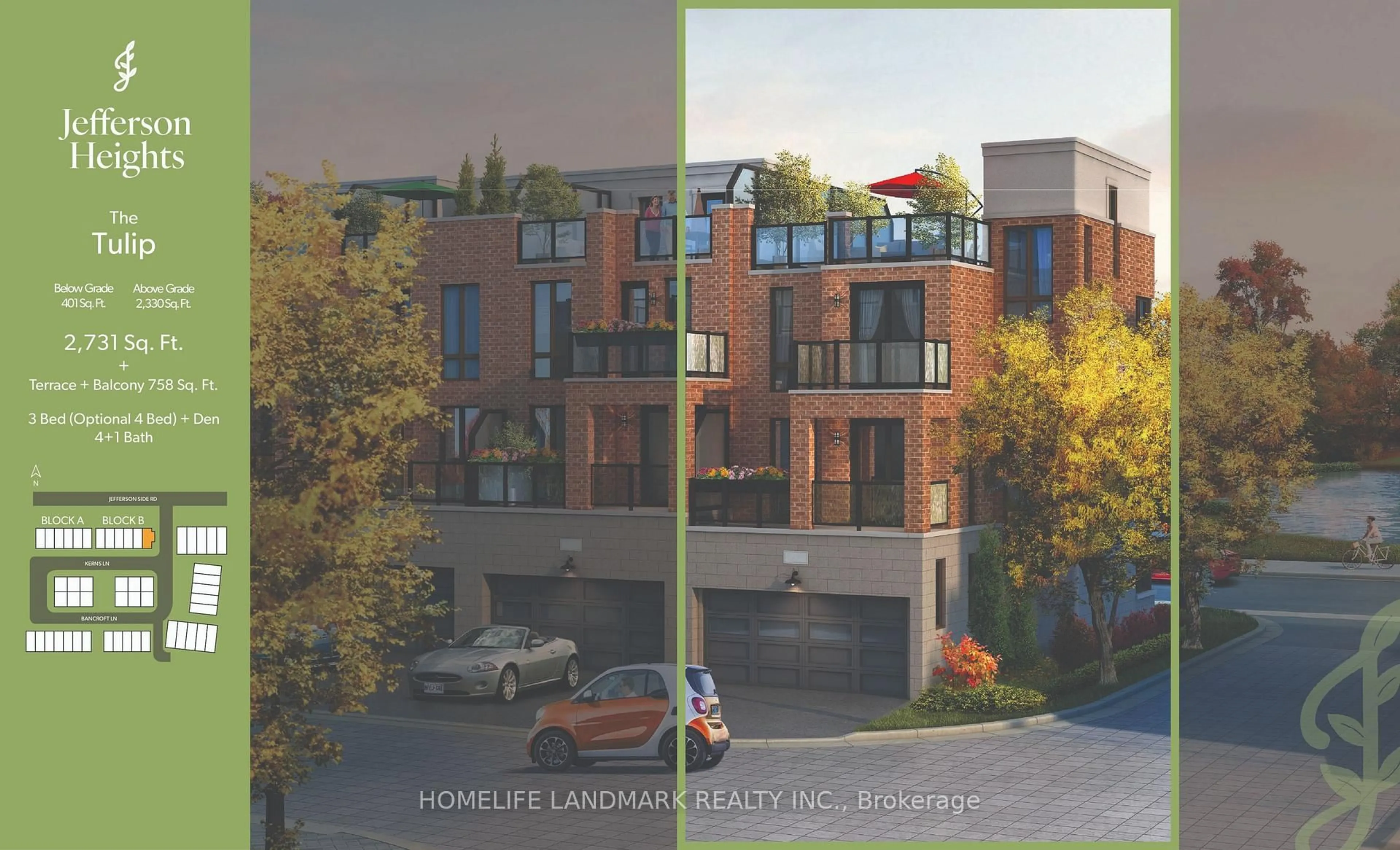 A pic from outside/outdoor area/front of a property/back of a property/a pic from drone, building for 53 Jefferson Sdrd, Richmond Hill Ontario L4E 1M1