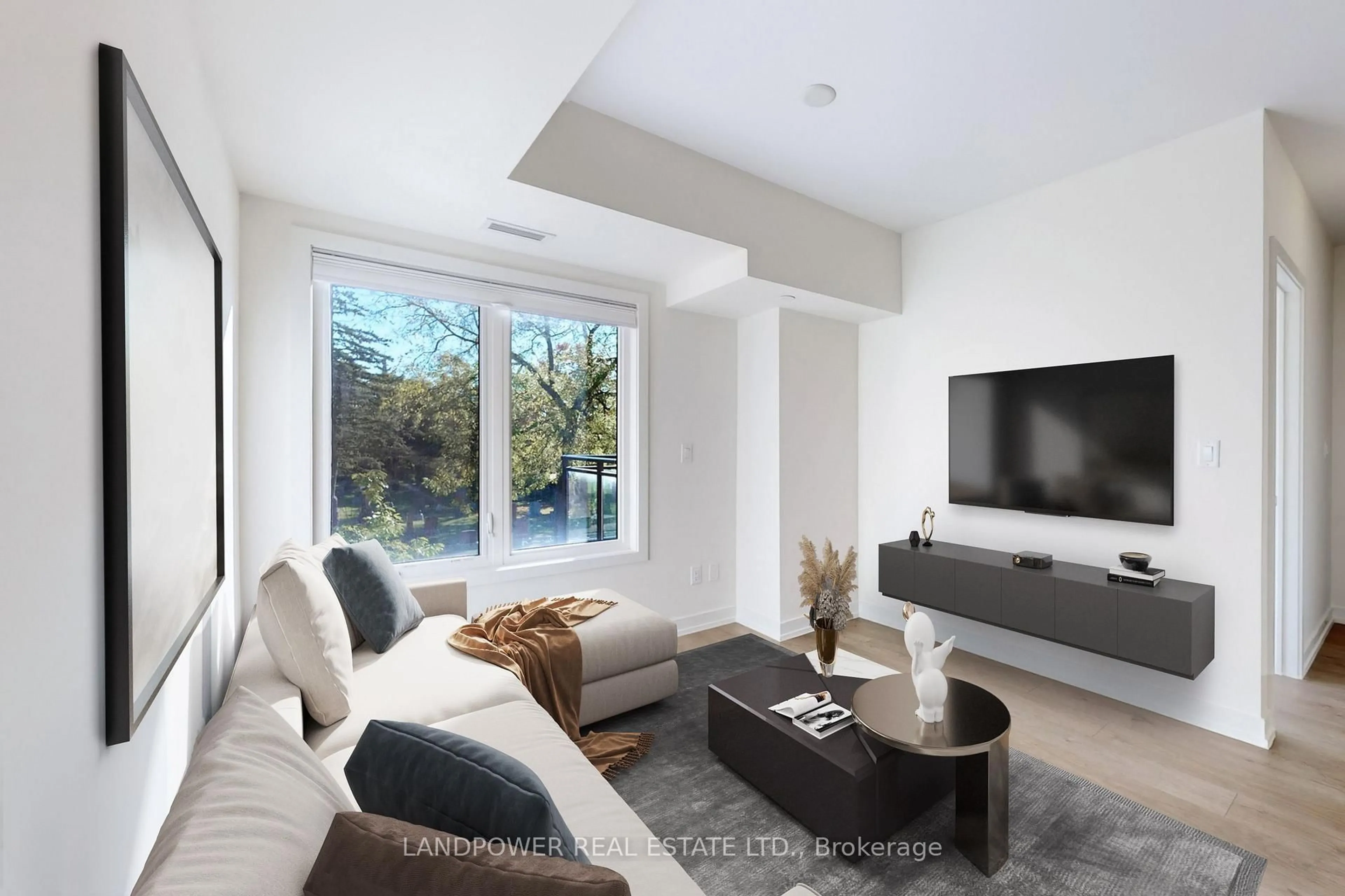Living room with furniture, unknown for 60 Elizabeth St #3305, Richmond Hill Ontario L4C 5W2