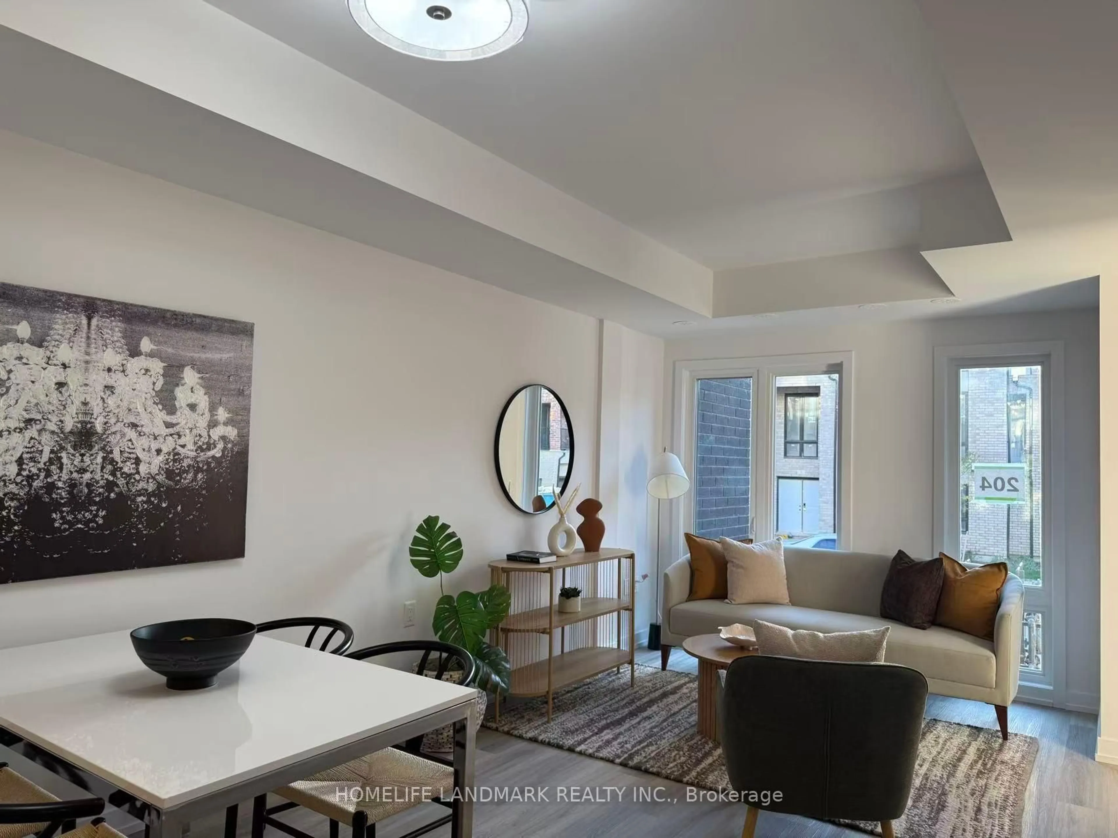 Living room with furniture, unknown for 3 Bancroft Lane #204, Richmond Hill Ontario L4E 1M1