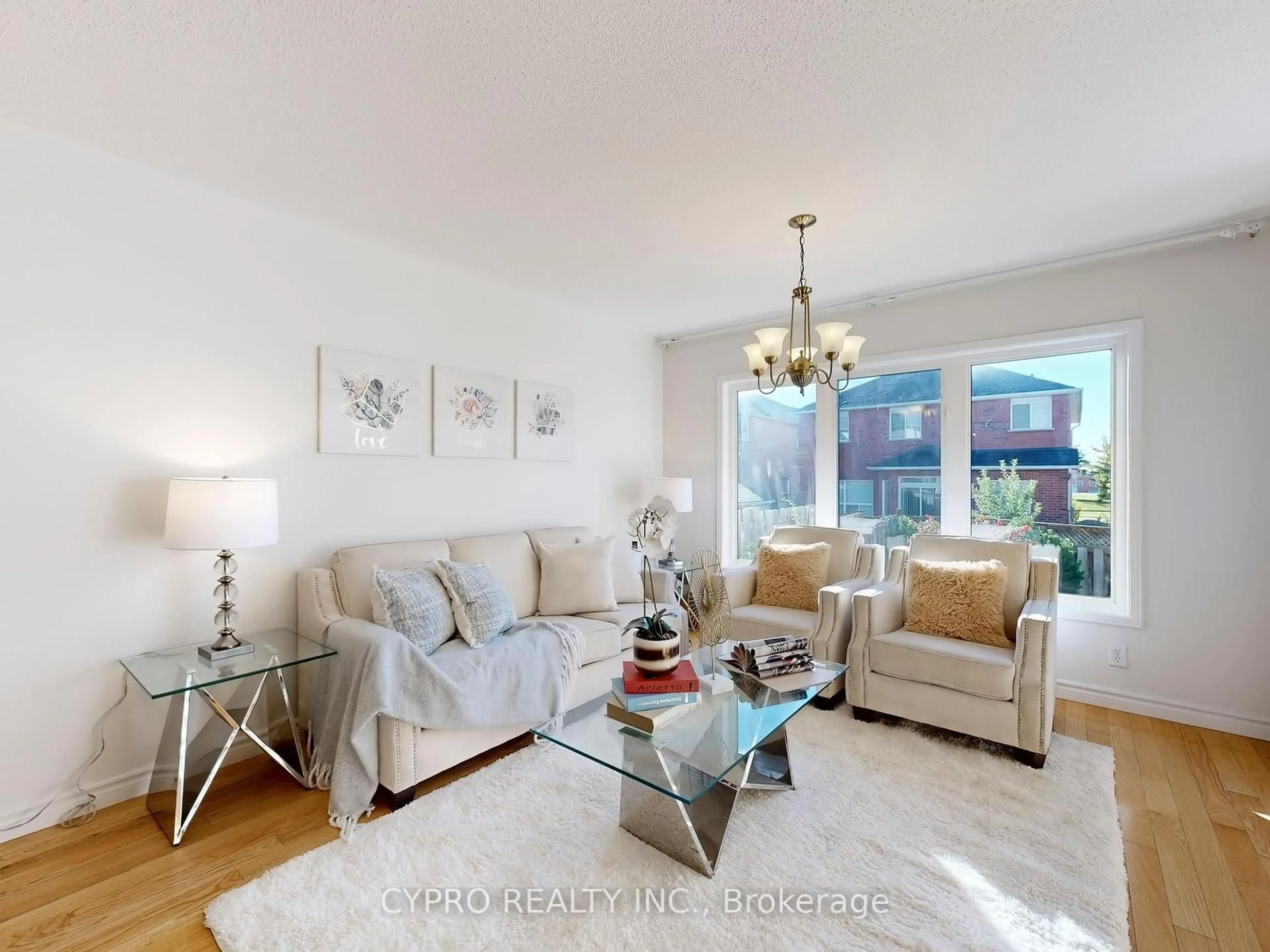 Living room with furniture, unknown for 33 Bilbrough St, Aurora Ontario L4G 7W3