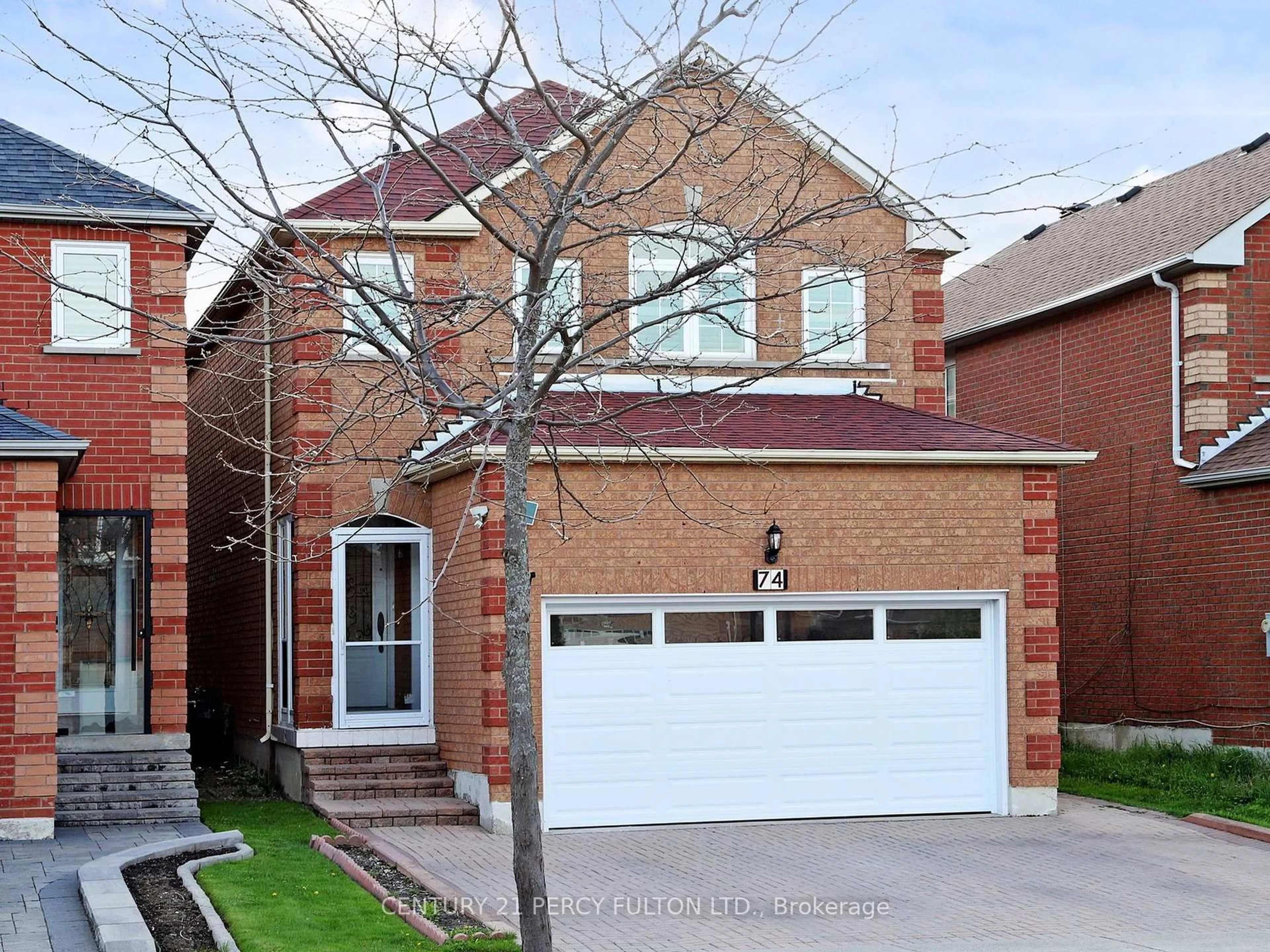 Home with brick exterior material, street for 74 Doubtfire Cres, Markham Ontario L3S 3V4