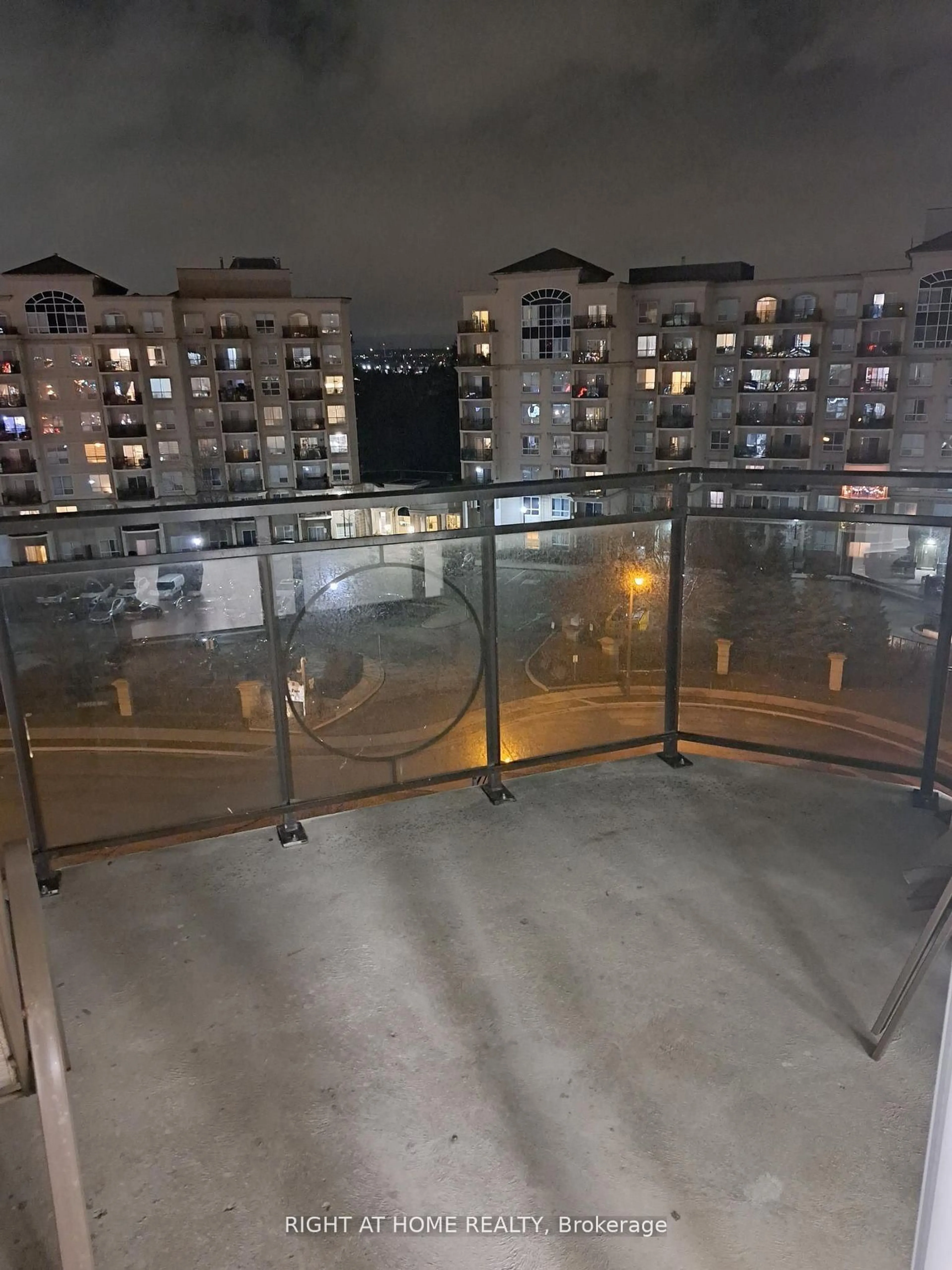 Balcony in the apartment, city buildings view from balcony for 1 Maison Parc Crt #704, Vaughan Ontario L4J 9K1