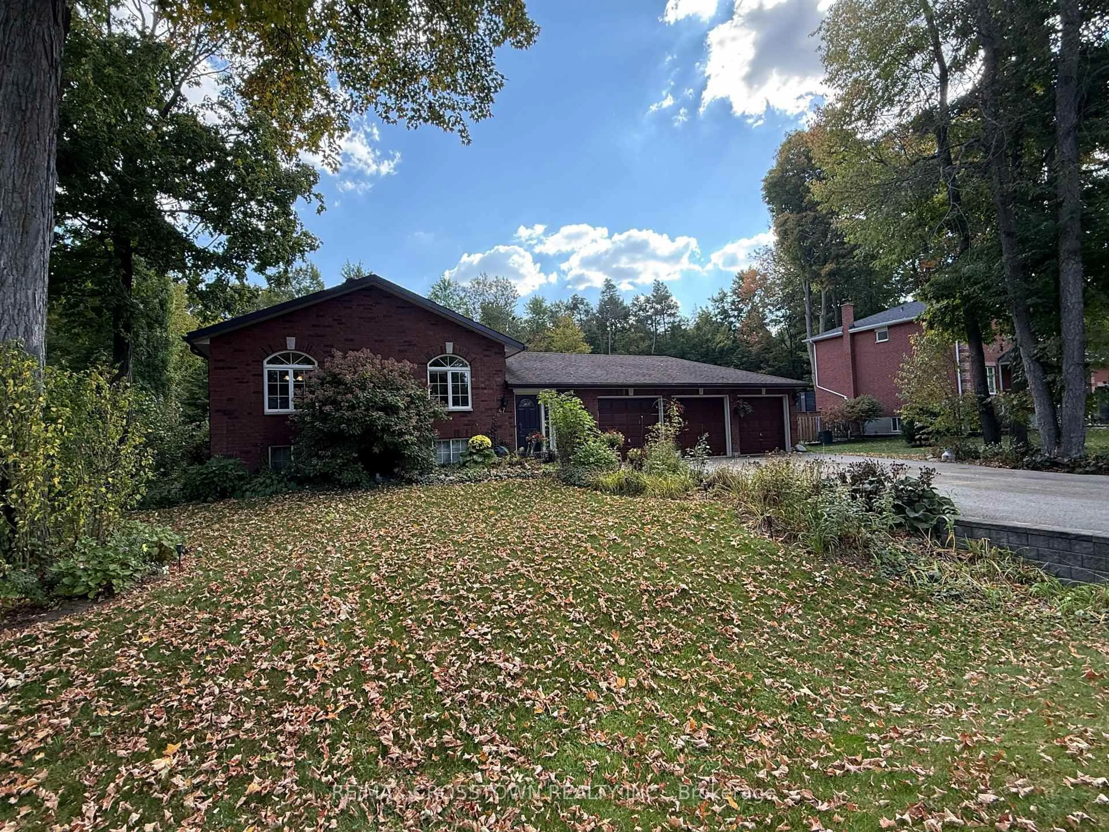 A pic from outside/outdoor area/front of a property/back of a property/a pic from drone, unknown for 47 Pine Park Blvd, Adjala-Tosorontio Ontario L0M 1J0