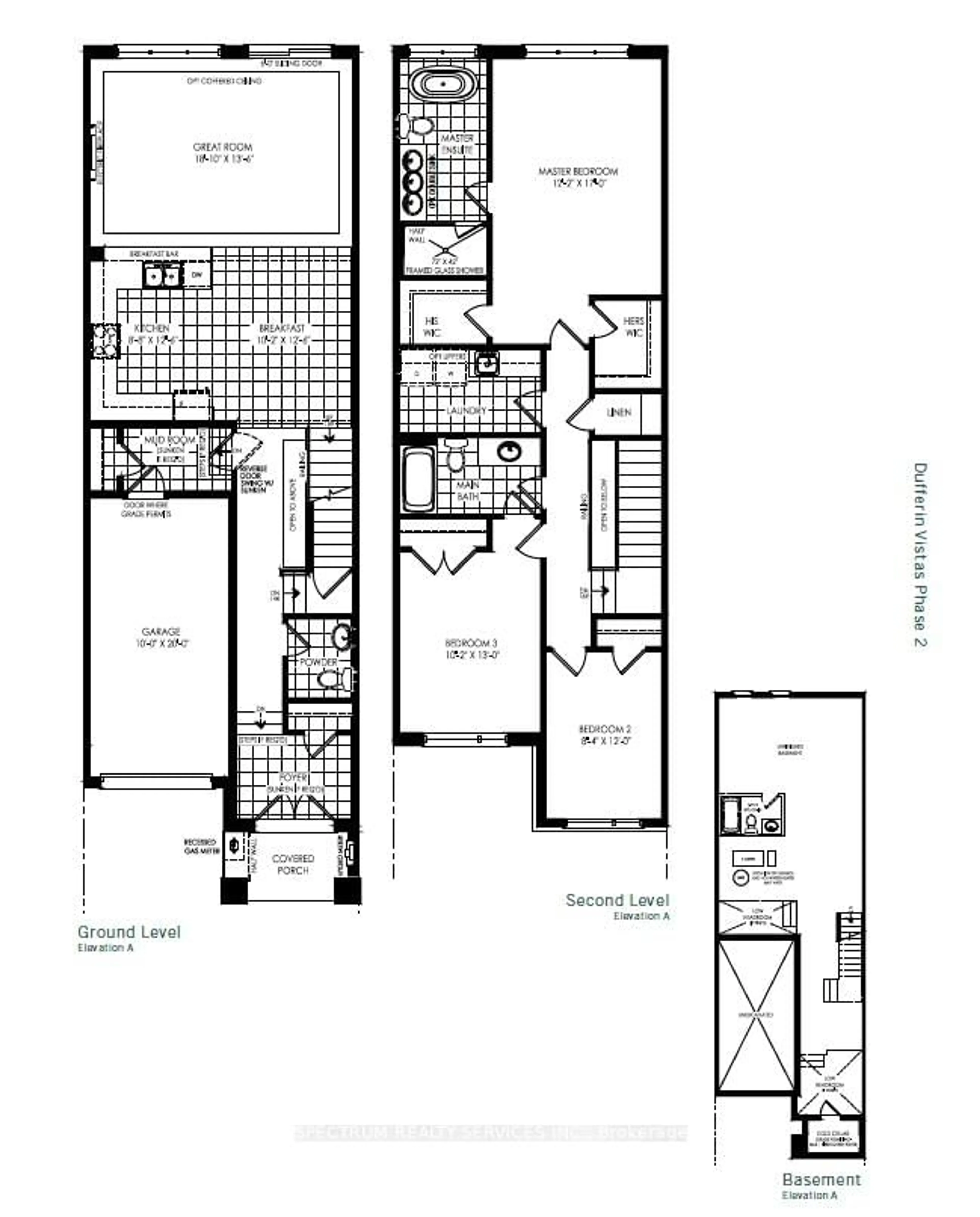 Floor plan for 231 Grand Trunk Ave, Vaughan Ontario L6A 5E5
