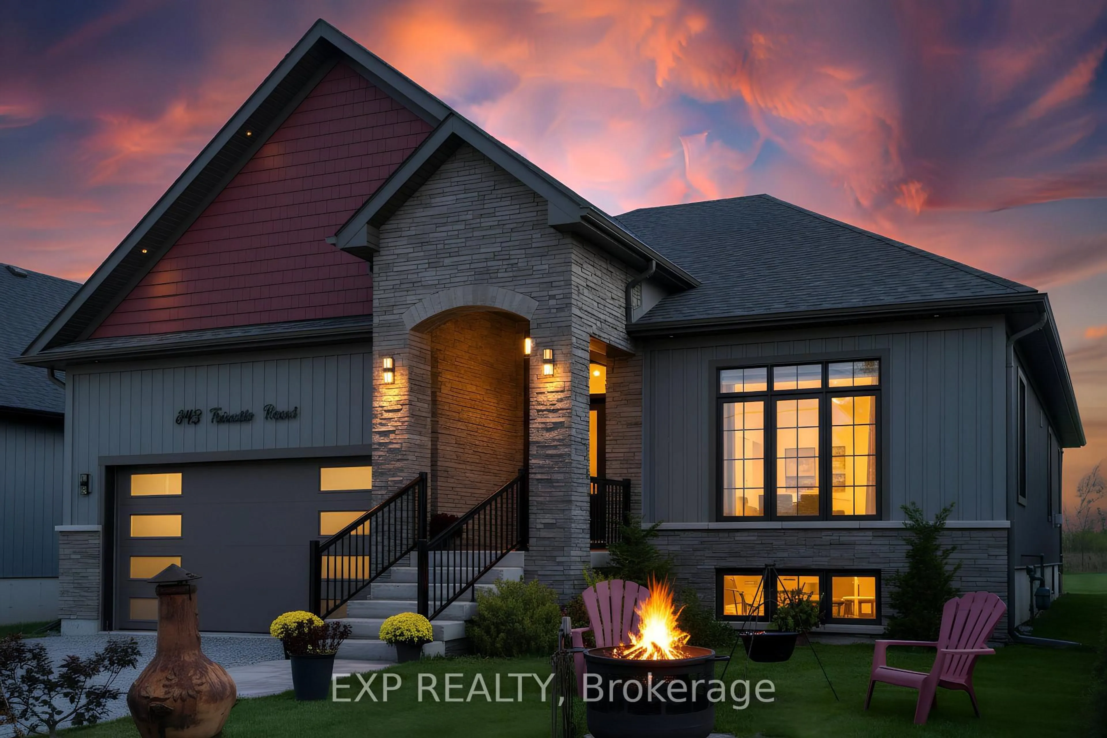 Home with brick exterior material, building for 843 Trivetts Rd, Georgina Ontario L4P 0S2