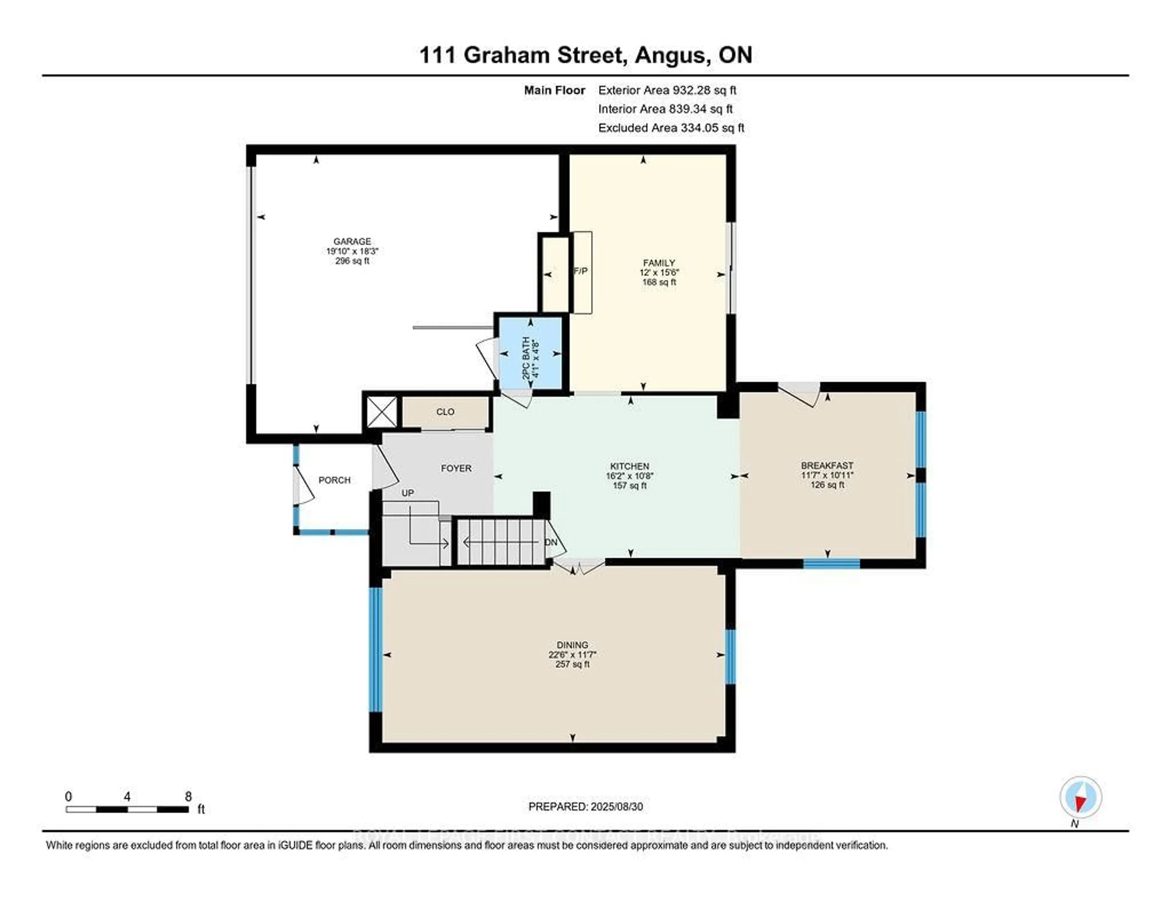 Floor plan for 111 Graham St, Essa Ontario L0M 1B0