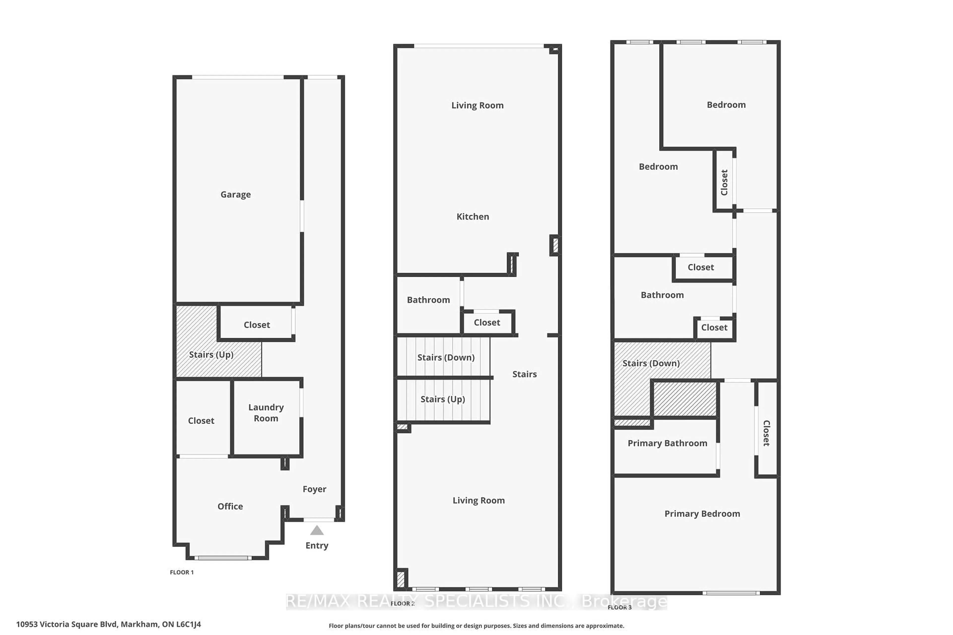 Floor plan for 10953 VICTORIA SQUARE Blvd, Markham Ontario L6C 0Z2