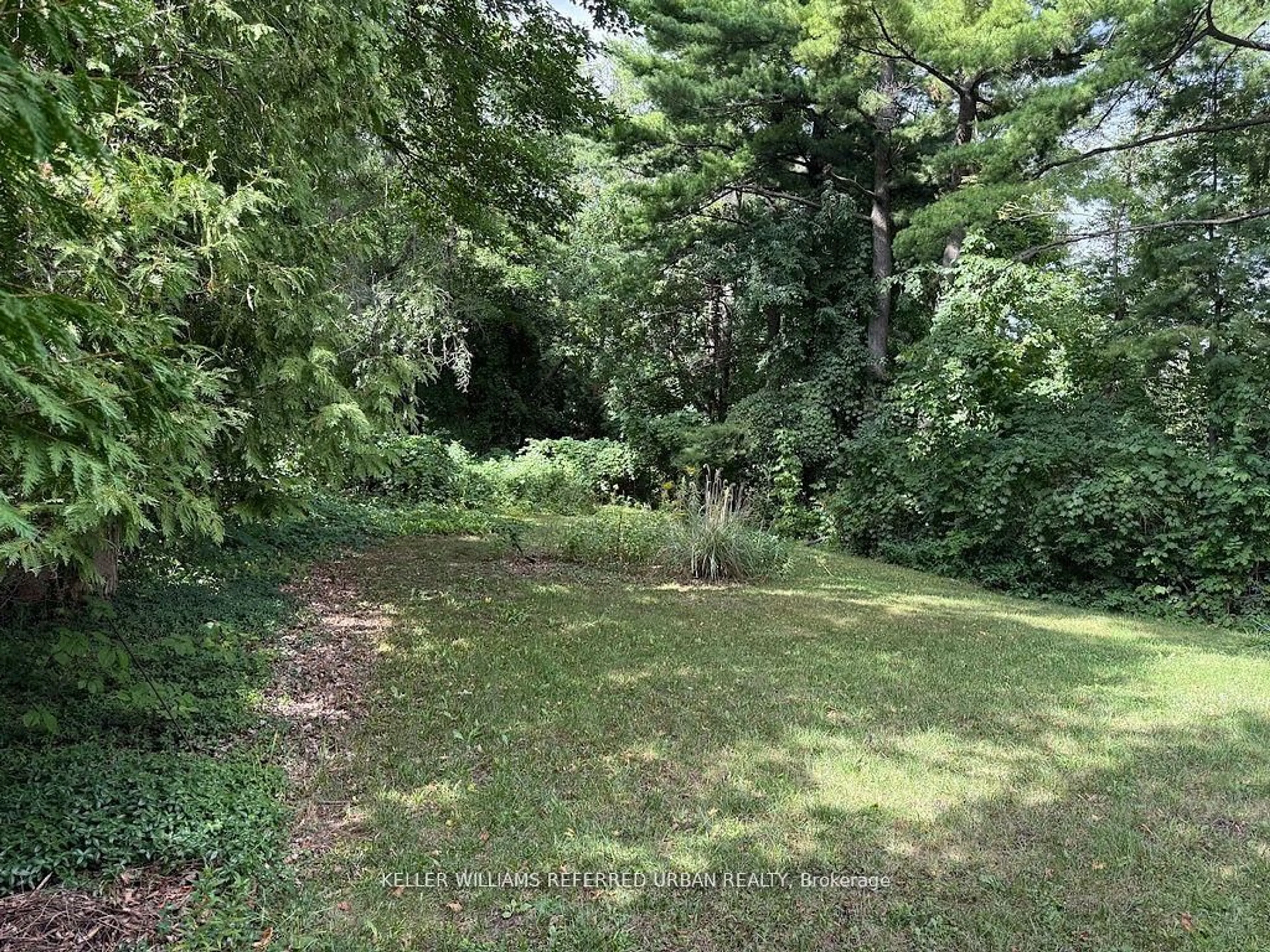 A pic from outside/outdoor area/front of a property/back of a property/a pic from drone, forest/trees view for 90 Proctor Ave, Markham Ontario L3T 1M7