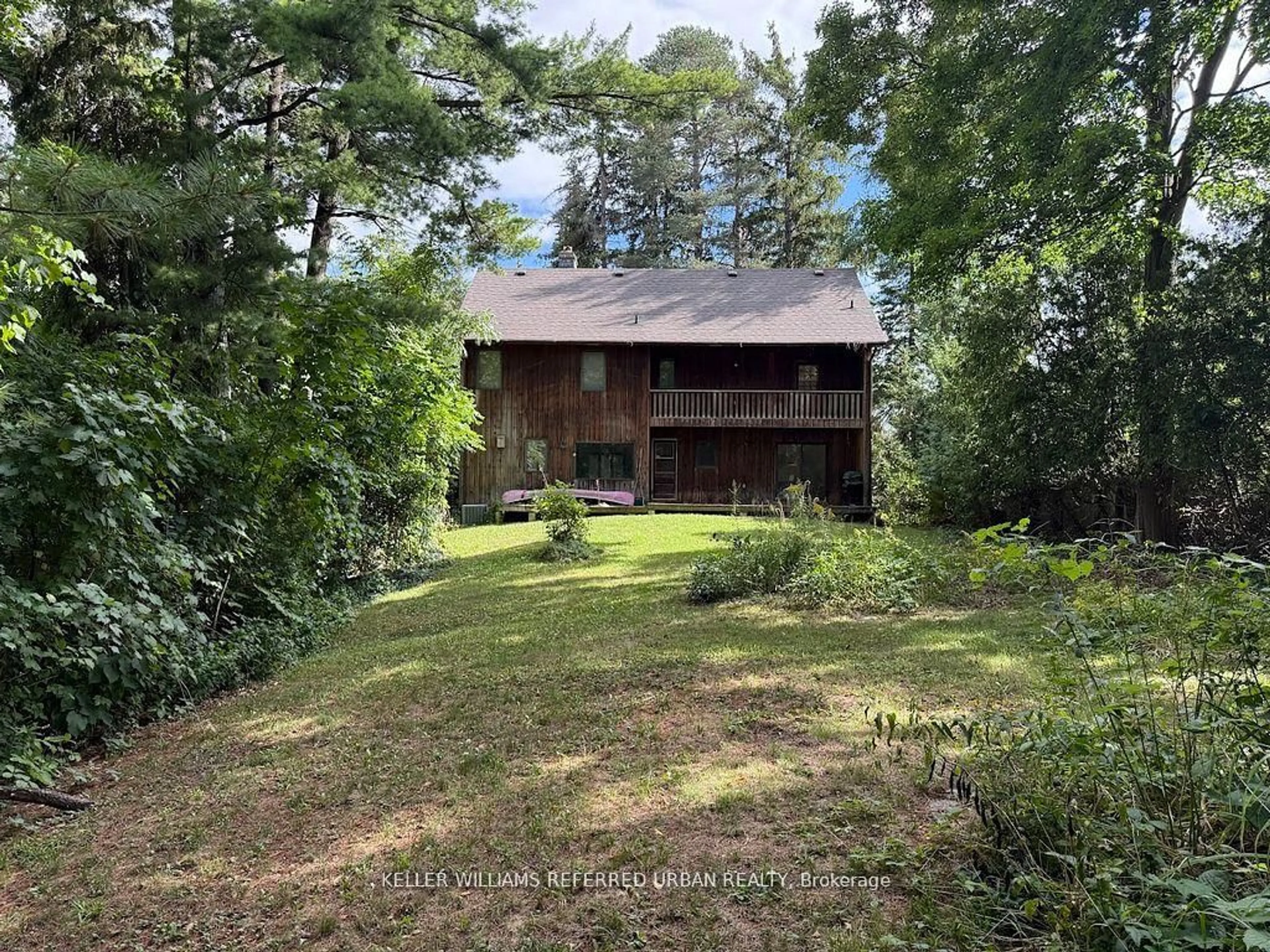 A pic from outside/outdoor area/front of a property/back of a property/a pic from drone, forest/trees view for 90 Proctor Ave, Markham Ontario L3T 1M7