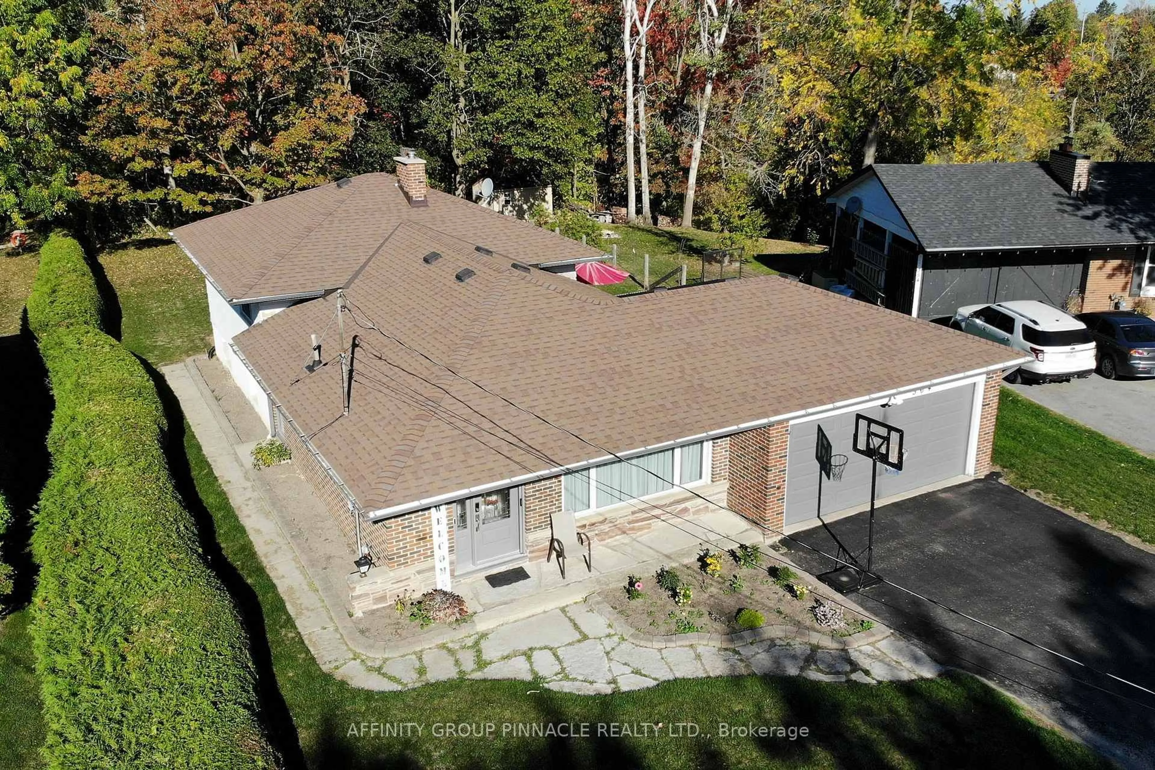 A pic from outside/outdoor area/front of a property/back of a property/a pic from drone, unknown for 364 Riverdale Rd, Brock Ontario L0K 1A0