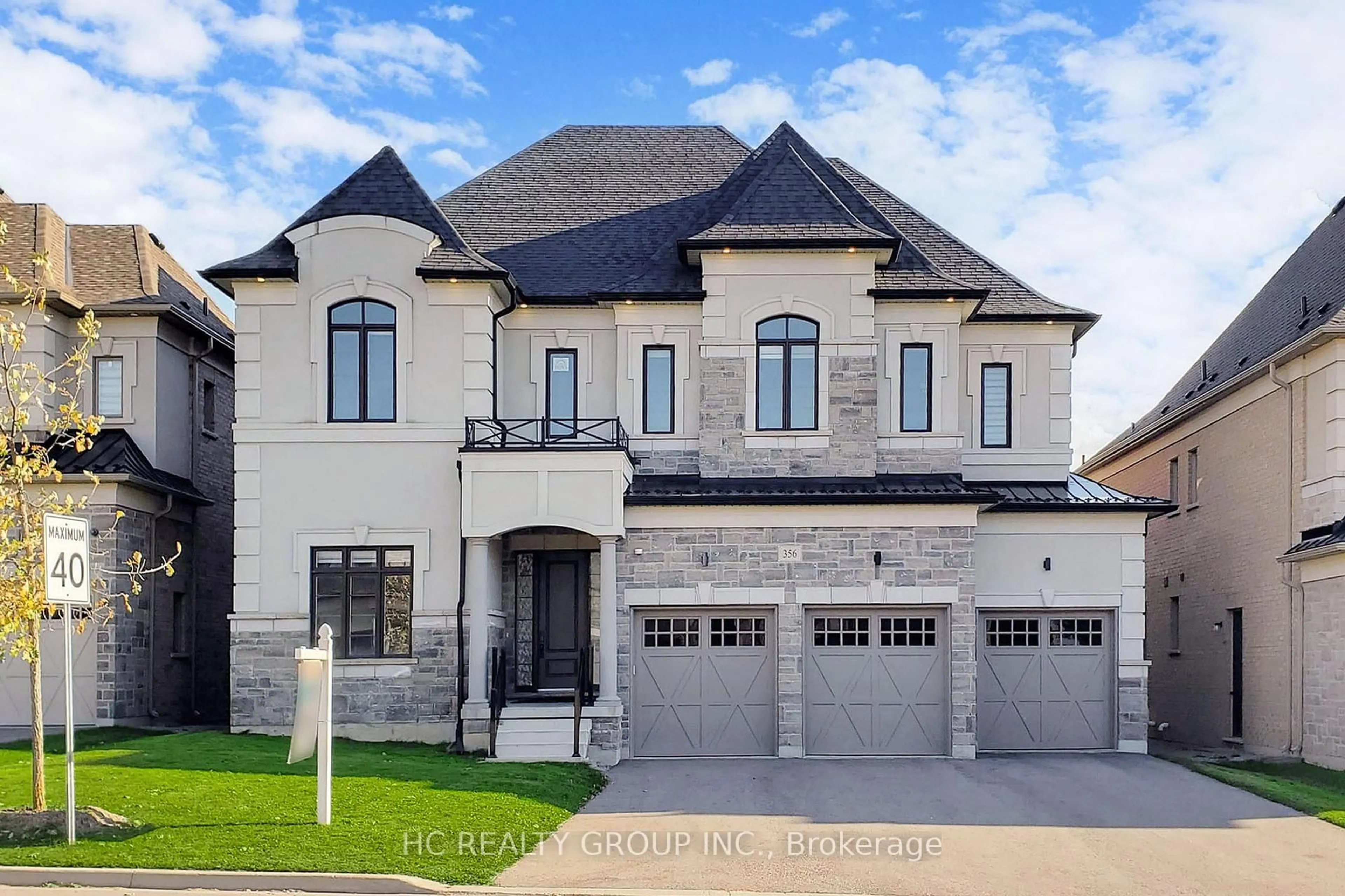 Home with brick exterior material, street for 356 Touch Gold Cres, Aurora Ontario L4G 3X4