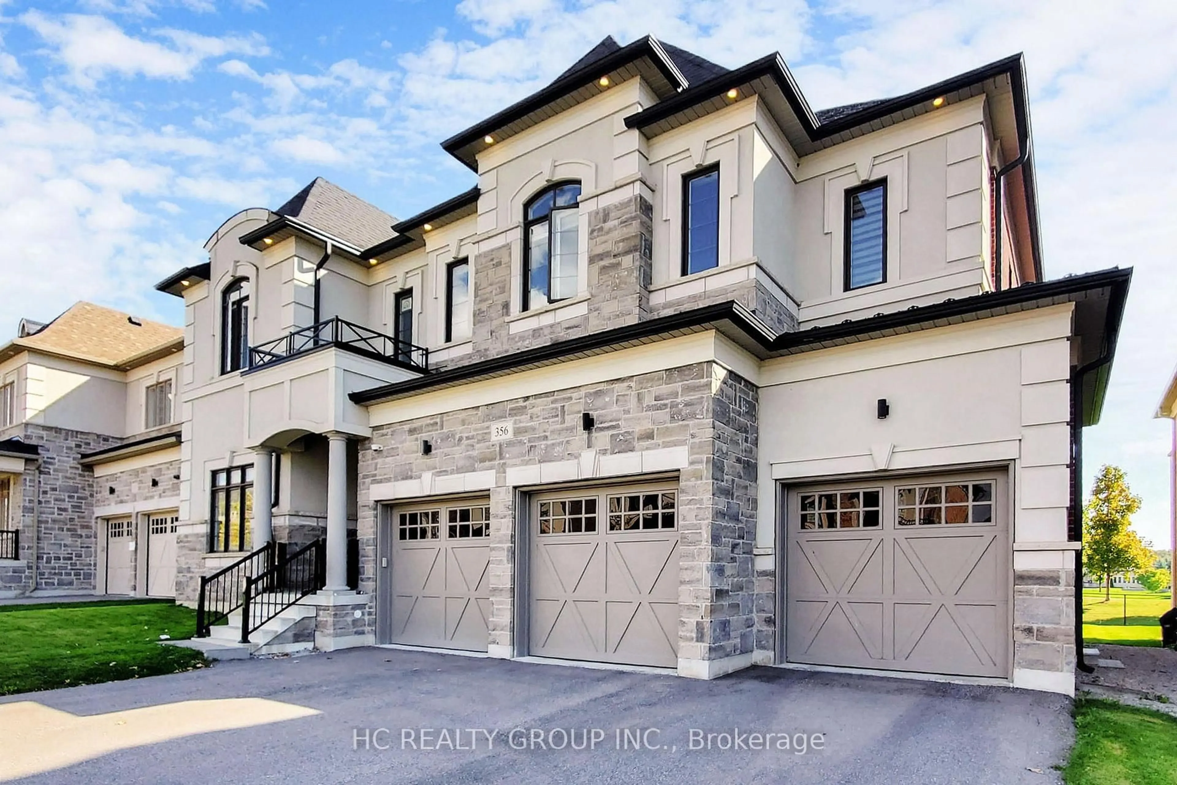 Home with brick exterior material, street for 356 Touch Gold Cres, Aurora Ontario L4G 3X4