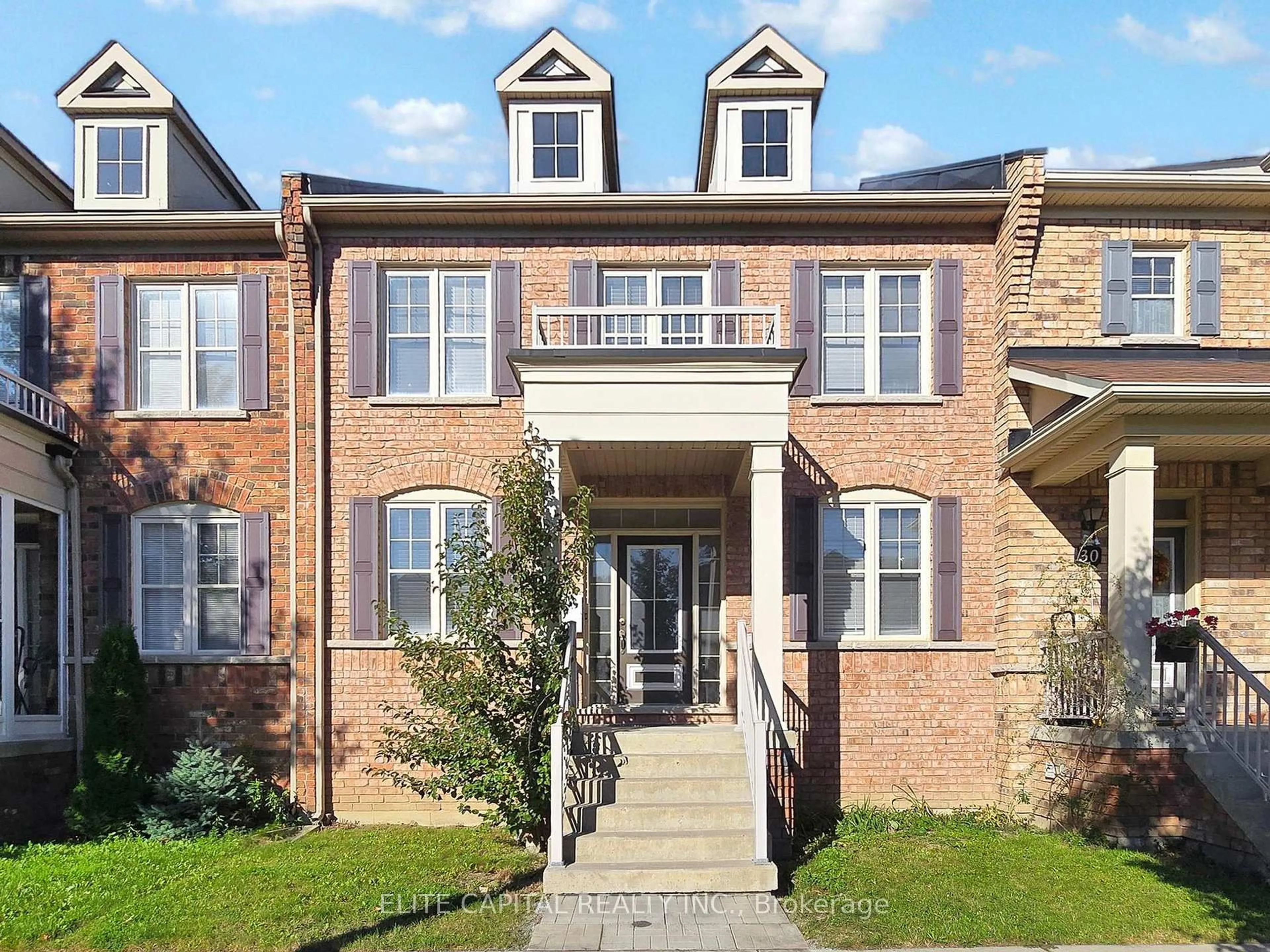 Home with brick exterior material, street for 28 Ivory Silk Dr, Markham Ontario L6C 0G8