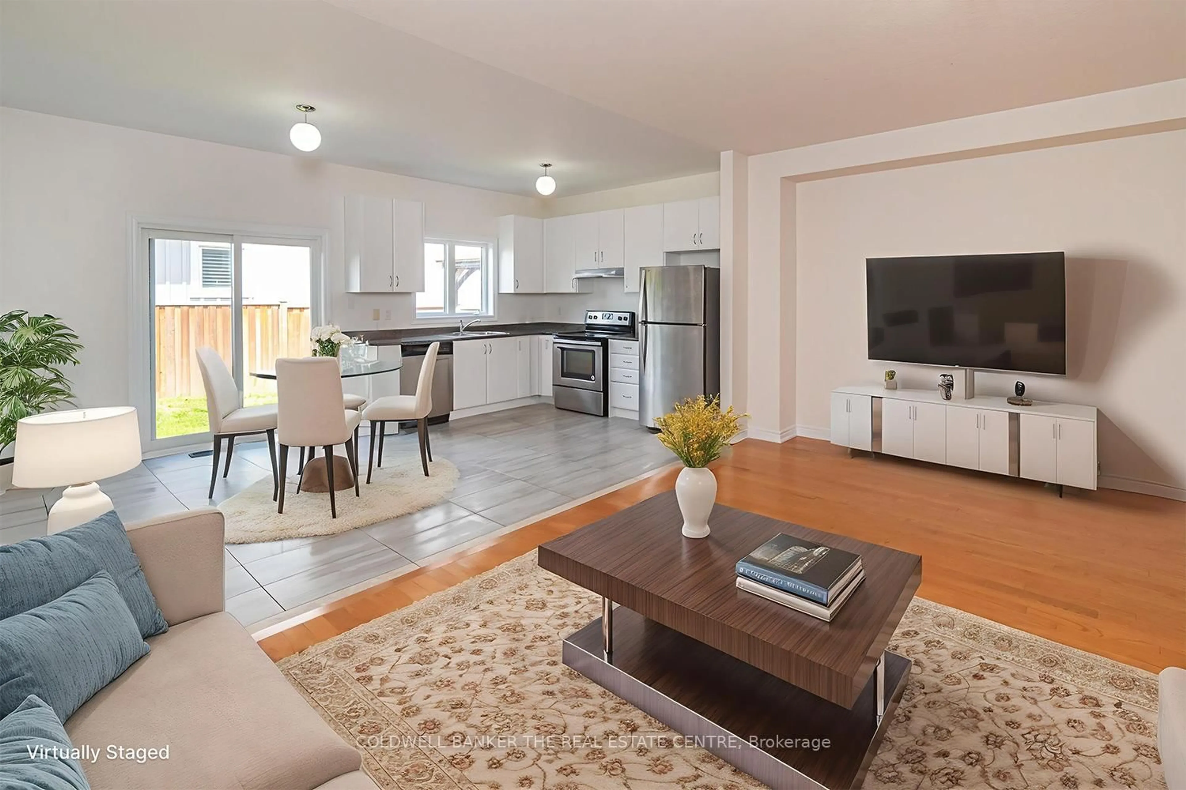 Open concept kitchen, ceramic/tile floor for 1542 Marling St, Innisfil Ontario L0L 1W0