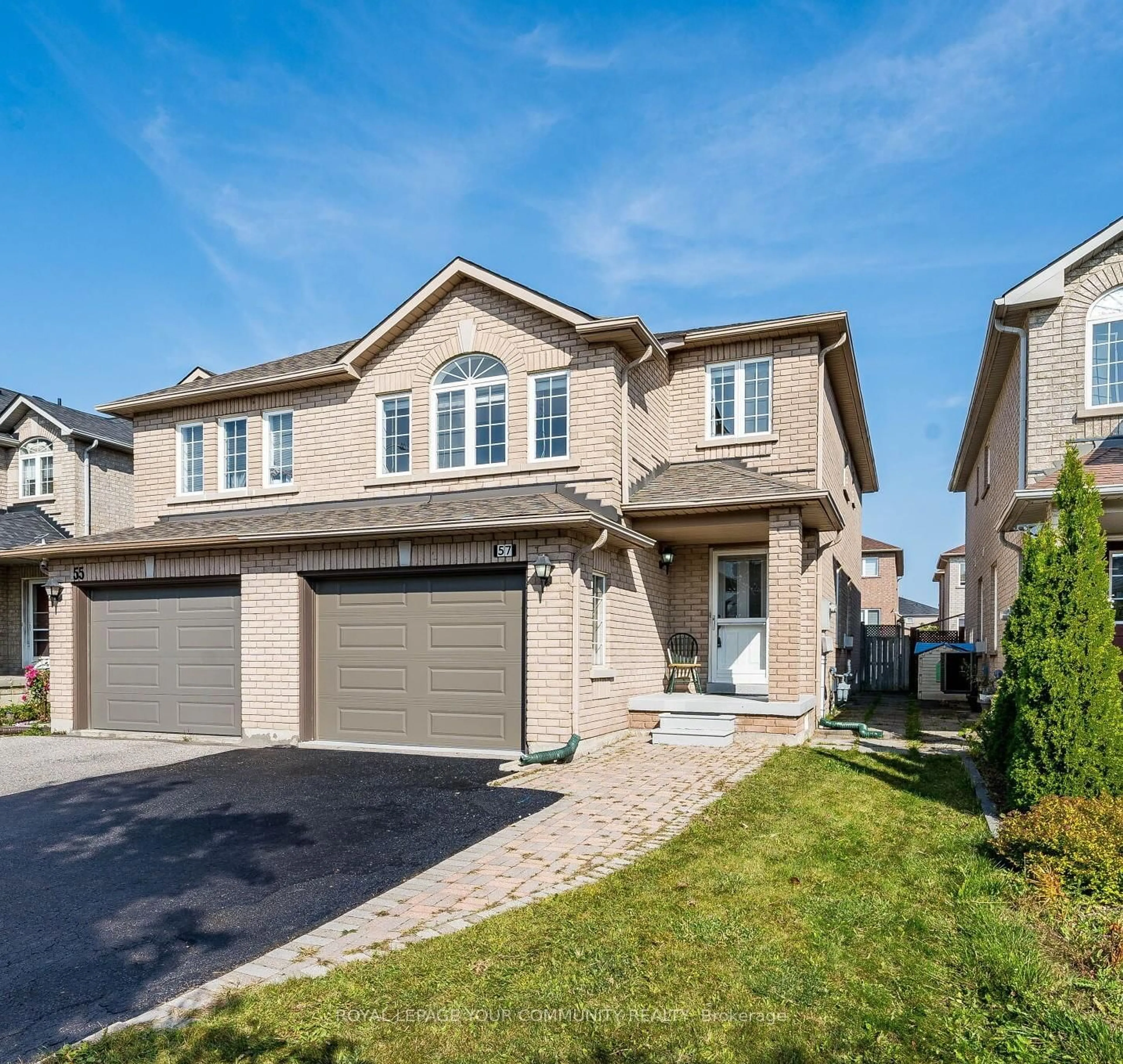 Home with brick exterior material, street for 57 Kalmar Cres, Richmond Hill Ontario L4E 3Z4