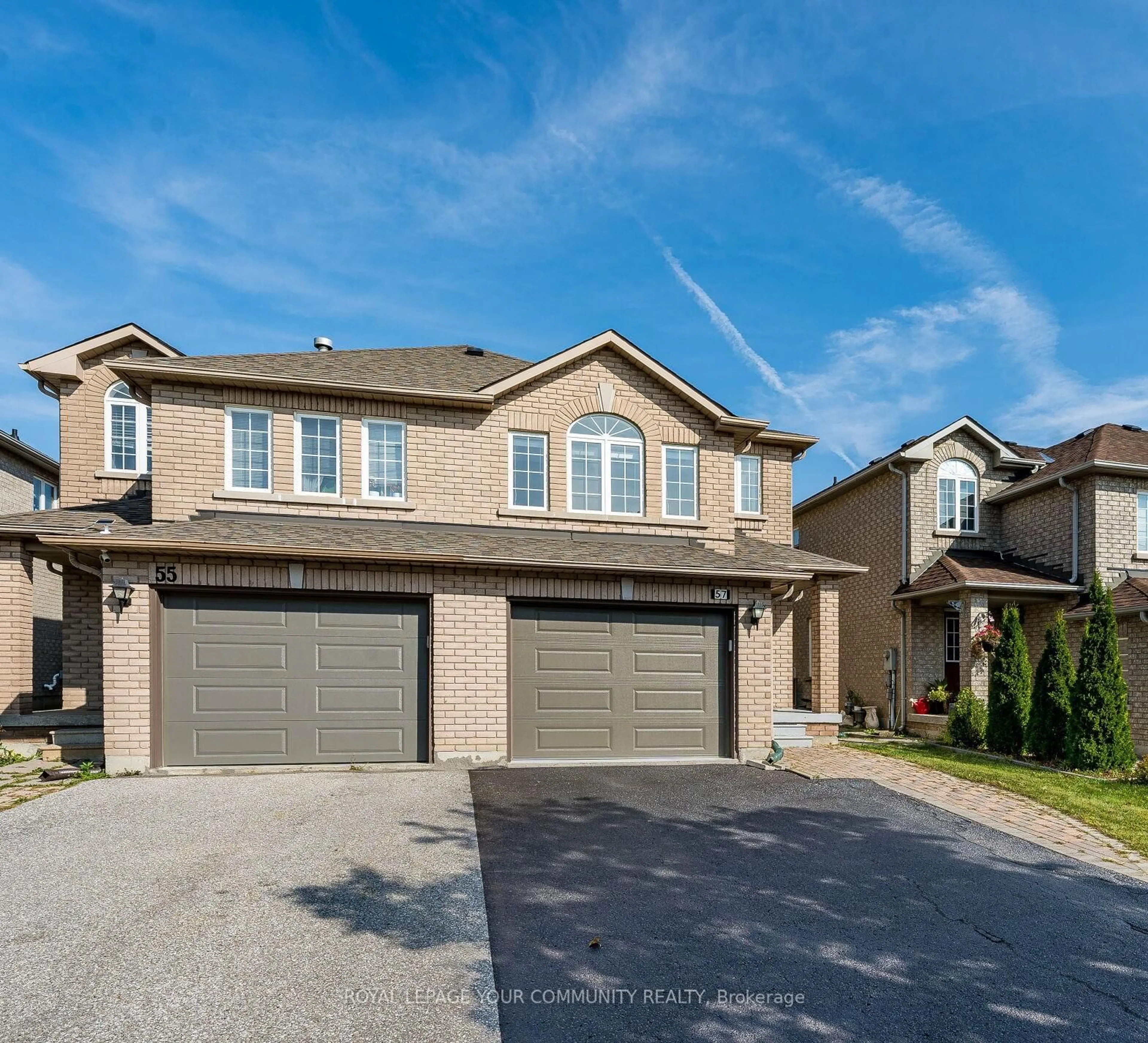 Home with brick exterior material, street for 57 Kalmar Cres, Richmond Hill Ontario L4E 3Z4