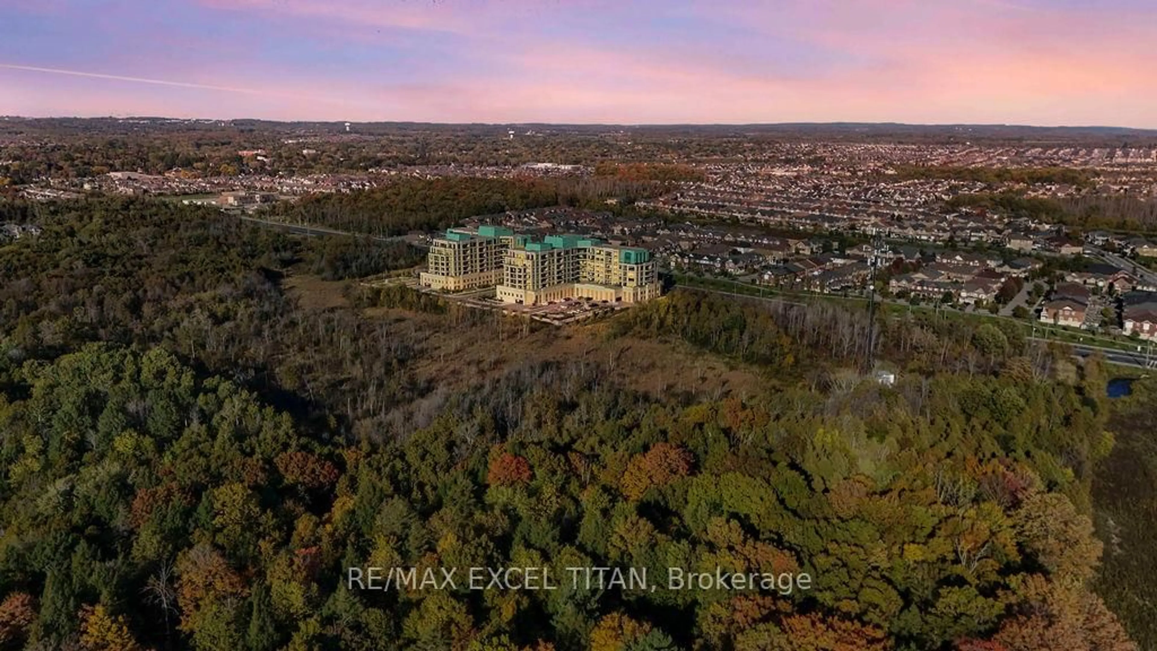 A pic from outside/outdoor area/front of a property/back of a property/a pic from drone, forest/trees view for 11782 Ninth Line #514 A, Whitchurch-Stouffville Ontario L4A 5E9