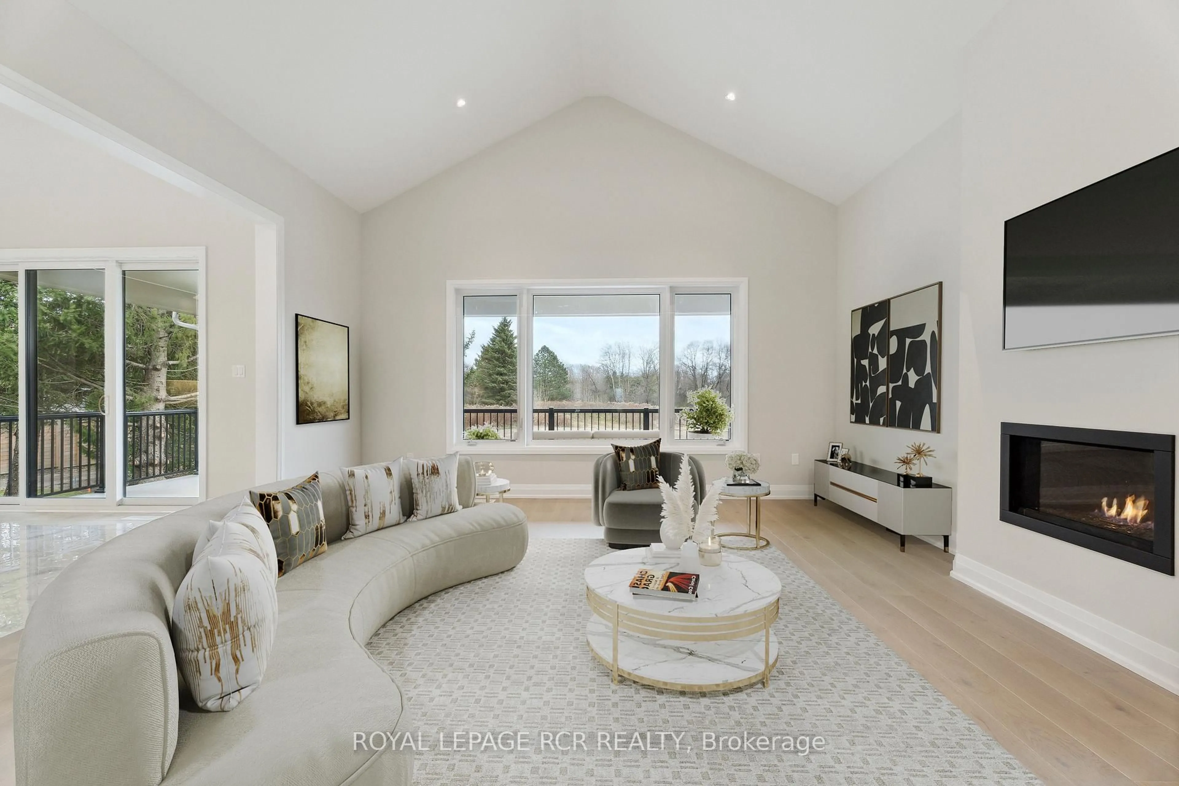 Living room with furniture, unknown for 57 Wallace Merchant Crt, Aurora Ontario L4G 5Y5