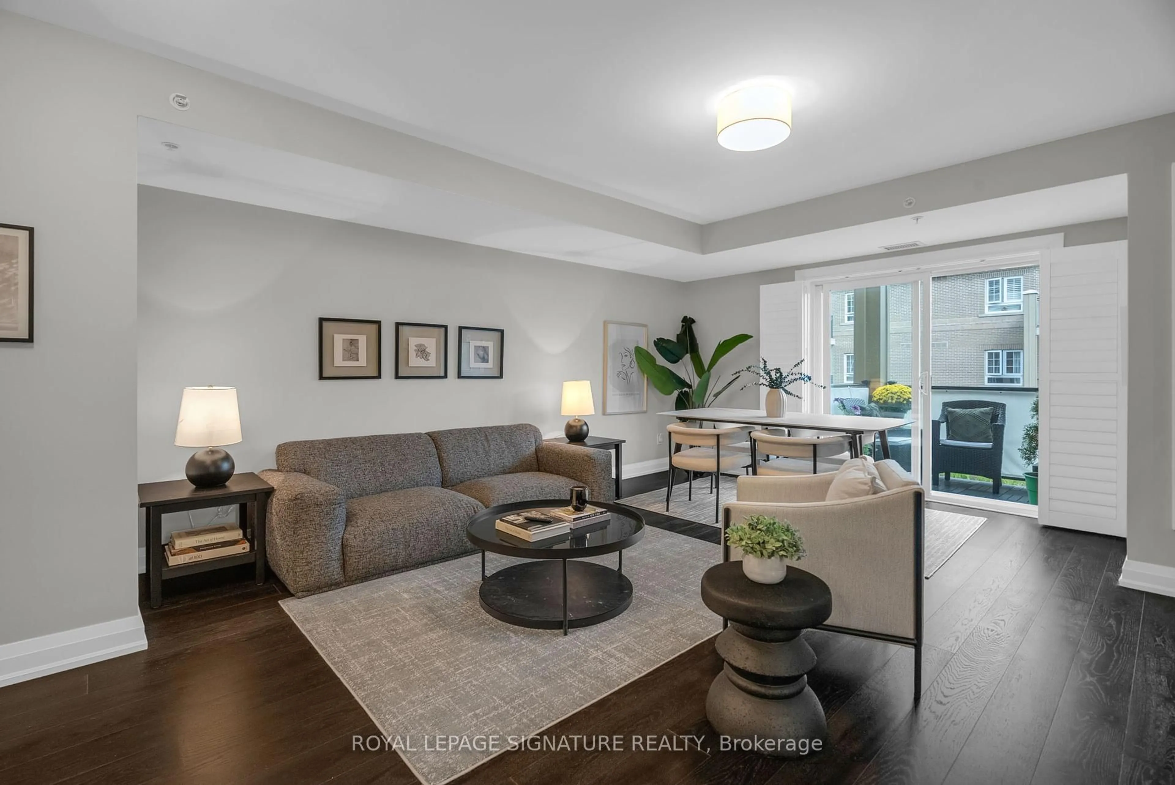 Living room with furniture, unknown for 481 Rupert Ave #204, Whitchurch-Stouffville Ontario L4A 1Y7
