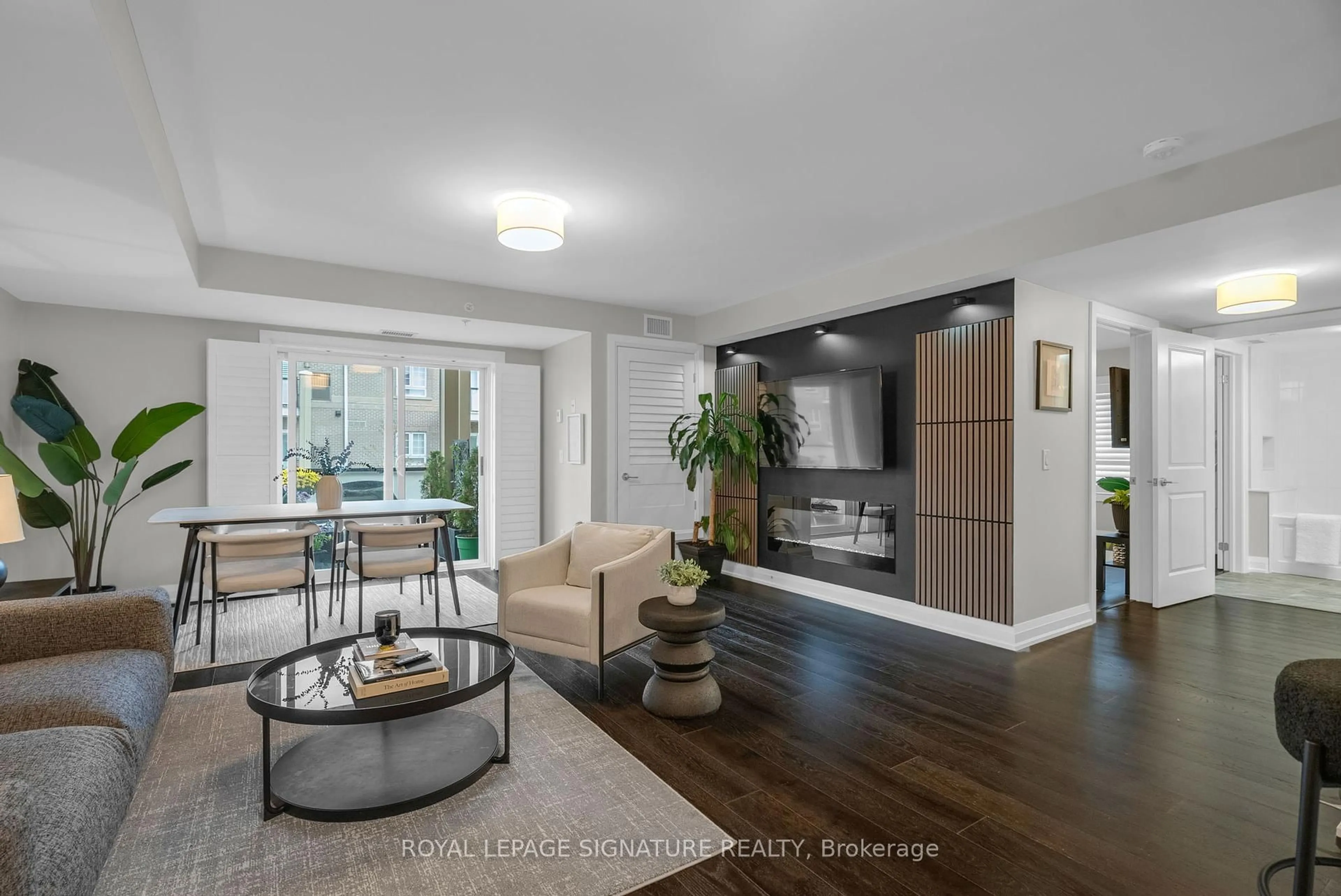 Living room with furniture, unknown for 481 Rupert Ave #204, Whitchurch-Stouffville Ontario L4A 1Y7