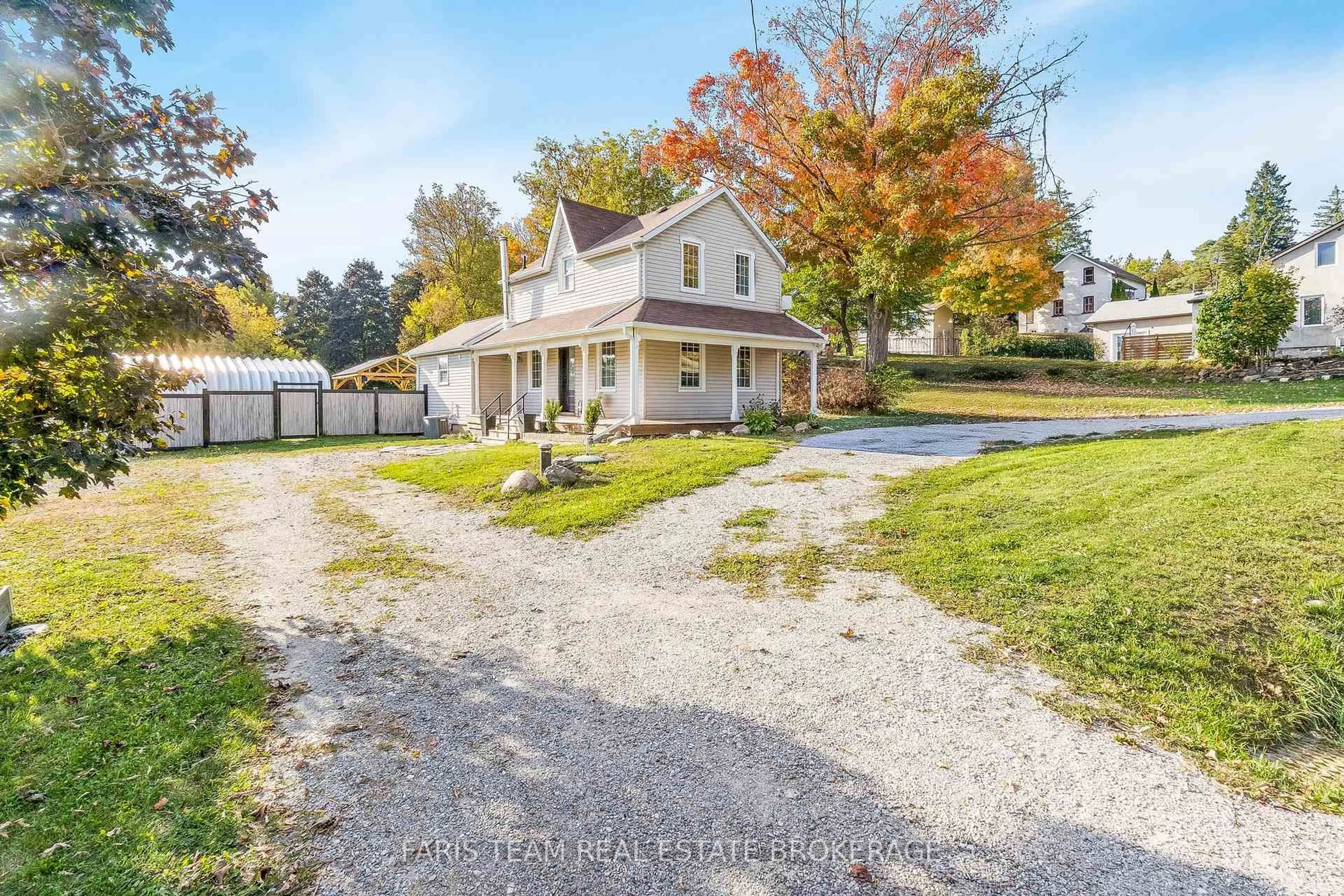 A pic from outside/outdoor area/front of a property/back of a property/a pic from drone, street for 3740 Simcoe County Road 27, Bradford West Gwillimbury Ontario L3Z 3X2