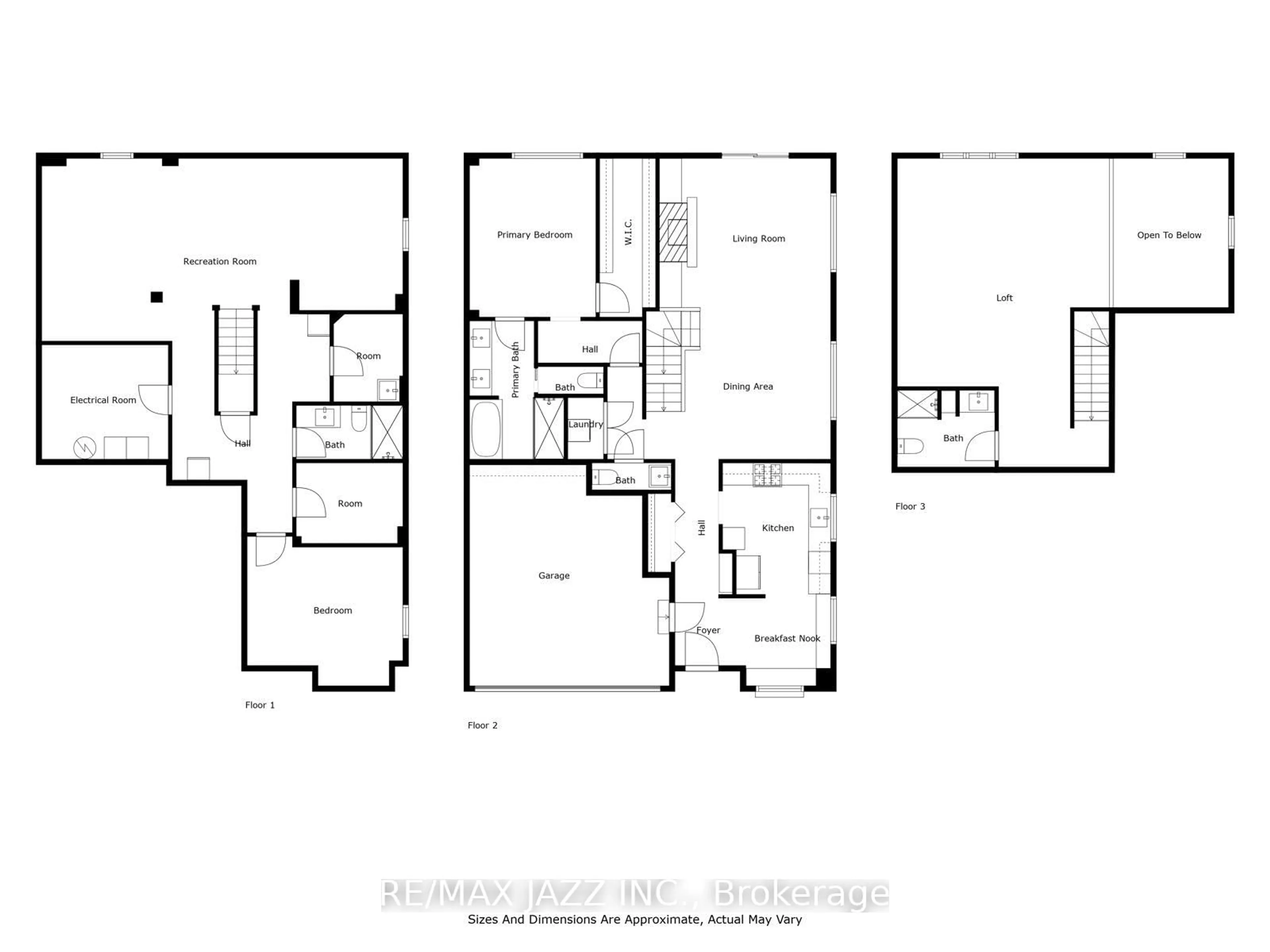 Floor plan for 10 Belle Terre Way #26, Markham Ontario L6E 2A2