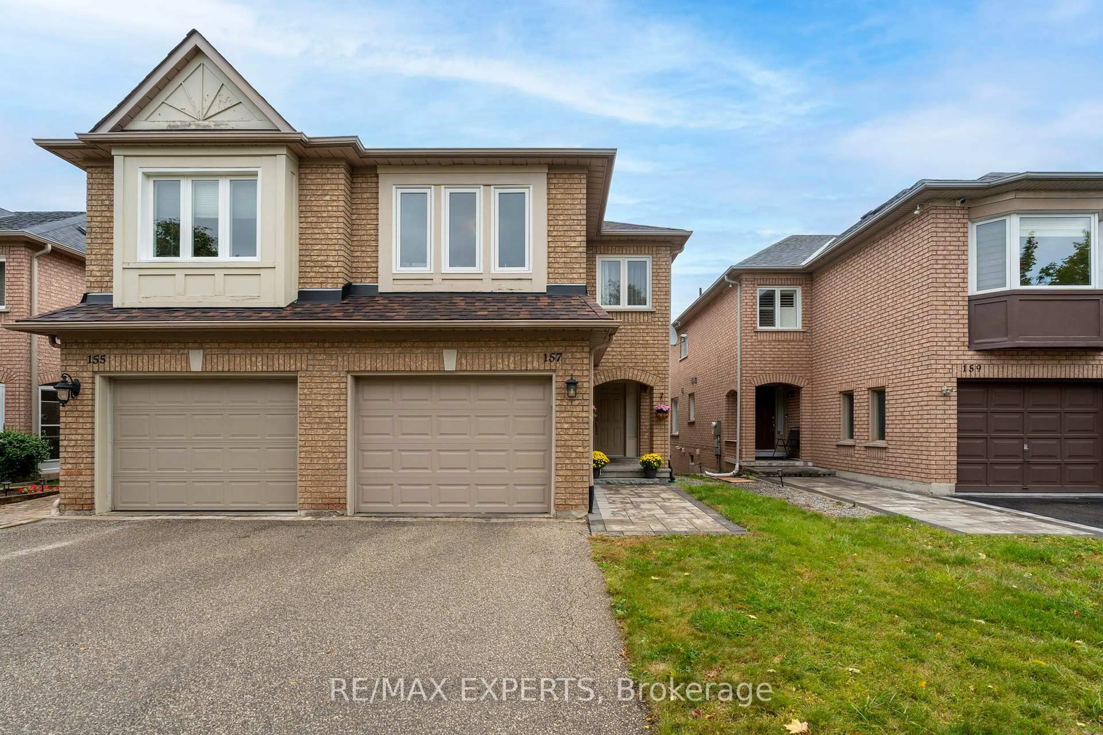 Home with brick exterior material, street for 157 Primeau Dr, Aurora Ontario L4G 6Z6
