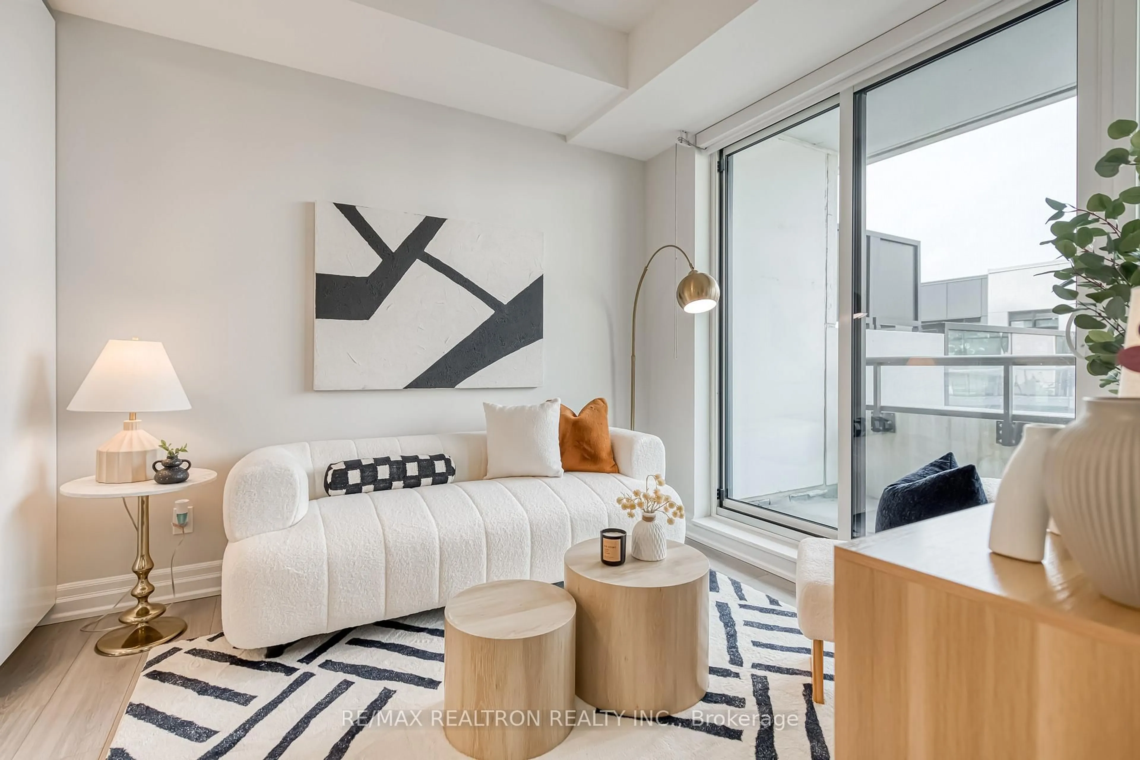 Living room with furniture, unknown for 8 Rouge Valley Dr #B716, Markham Ontario L6G 0G8