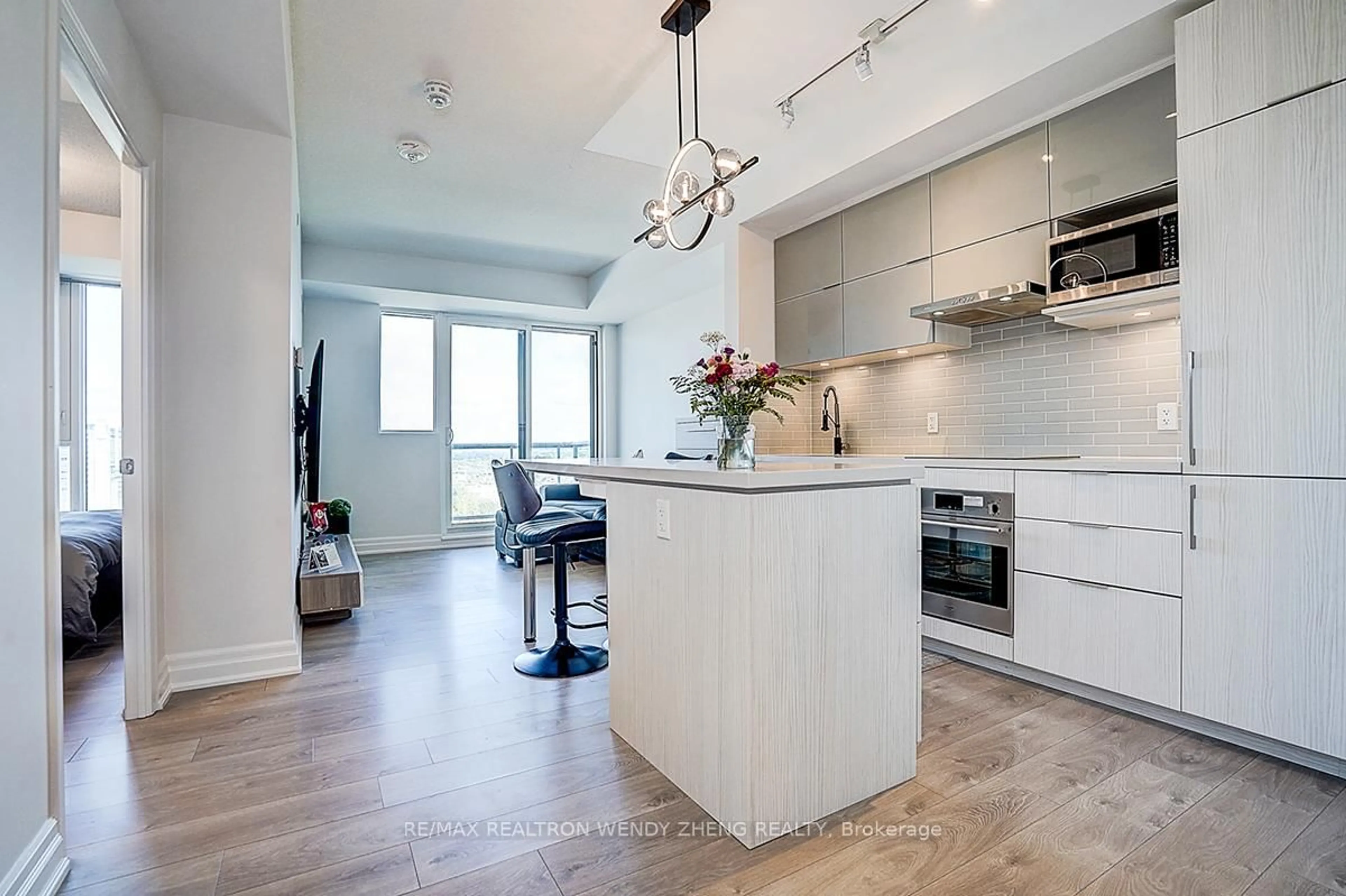 Open concept kitchen, unknown for 10 Rouge Valley Dr #1406, Markham Ontario L6G 0G9