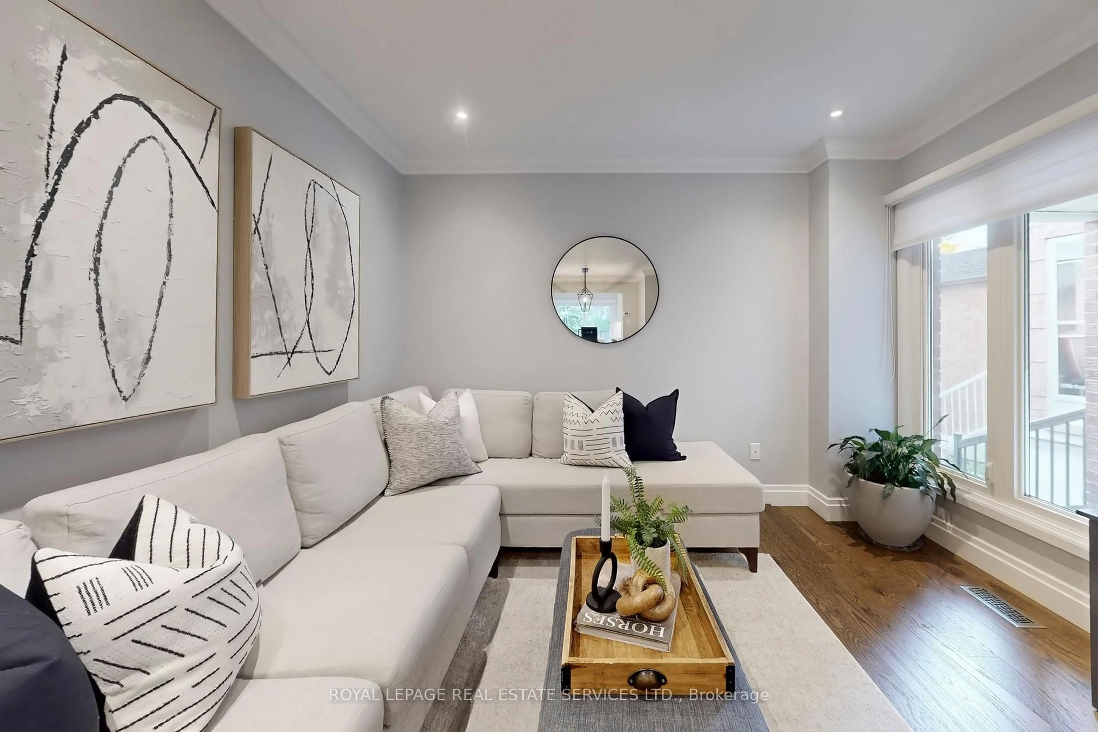 Living room with furniture, unknown for 28 Rejane Cres, Vaughan Ontario L4J 5A1