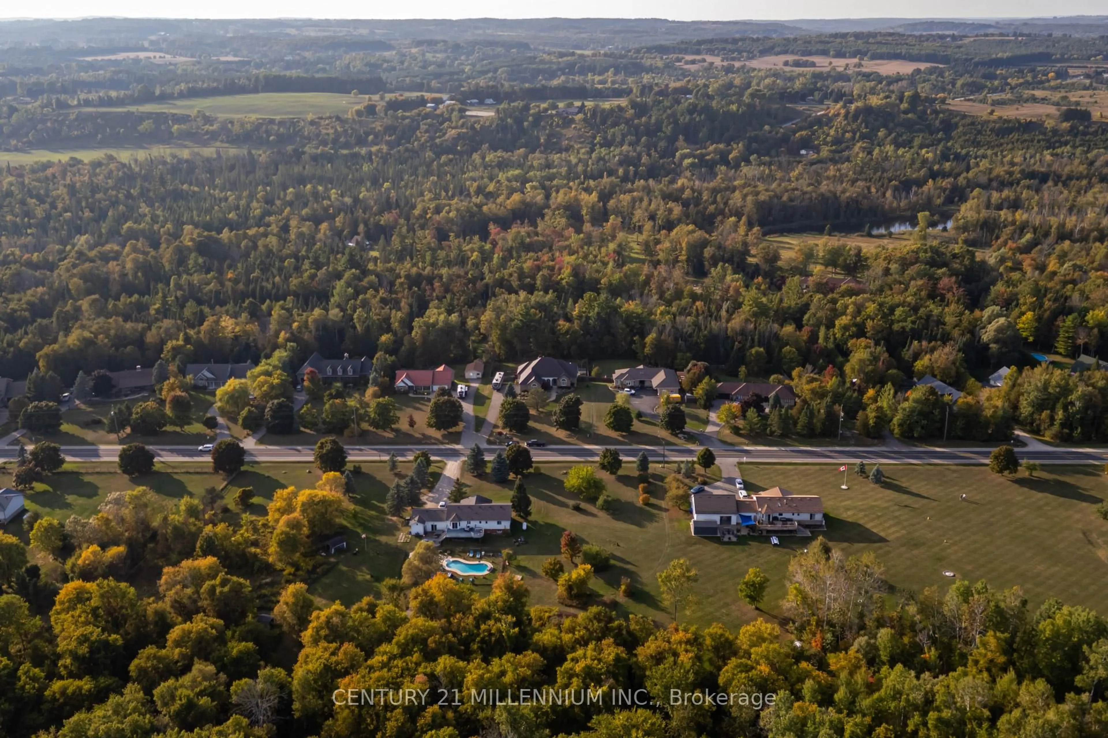 A pic from outside/outdoor area/front of a property/back of a property/a pic from drone, unknown for 9344 County 1 Rd, Adjala-Tosorontio Ontario L0N 1P0