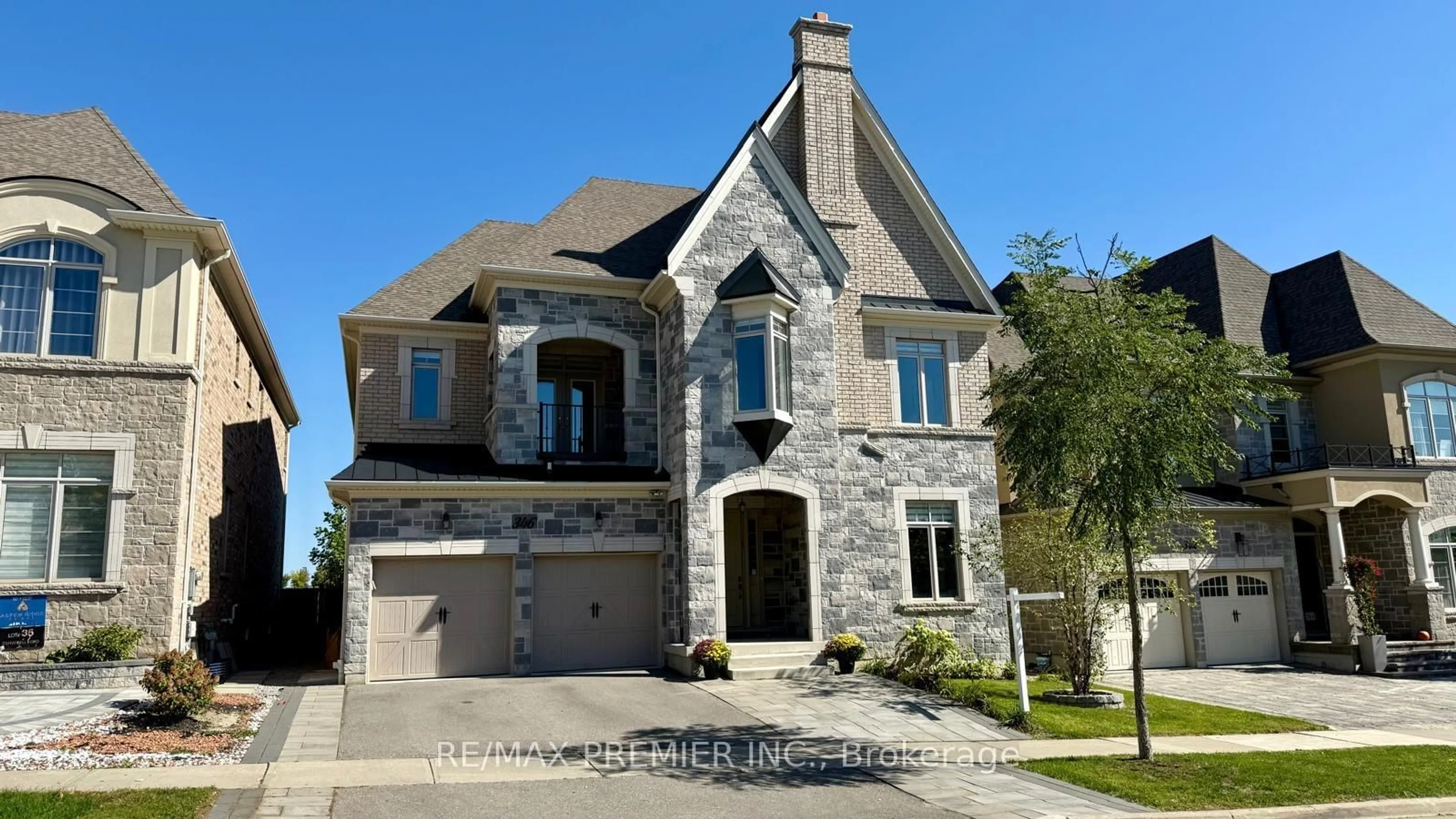 Home with brick exterior material, street for 346 Farrell Rd, Vaughan Ontario L6A 4W9