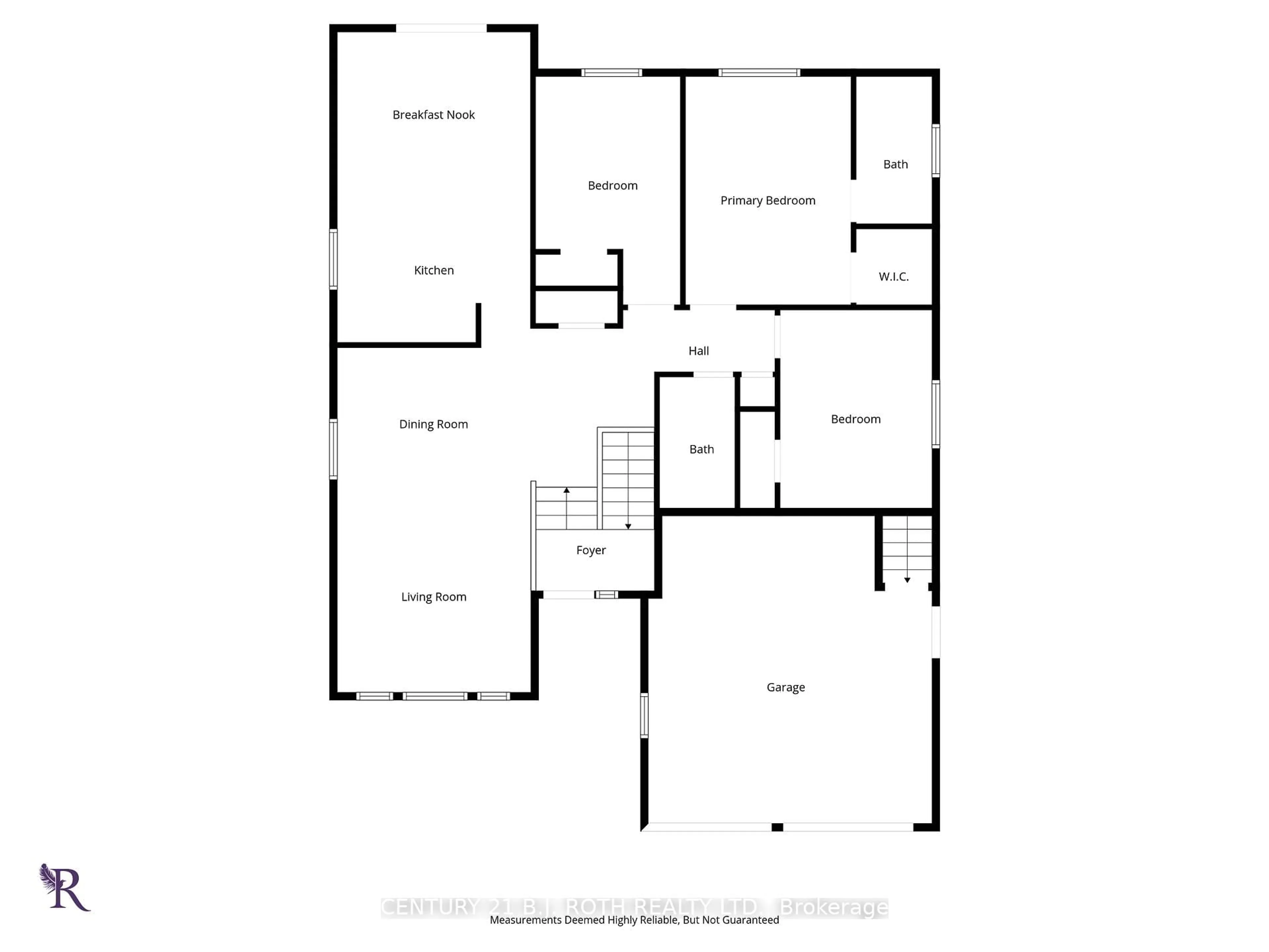 Floor plan for 14 Stonemount Cres, Essa Ontario L0M 1B4