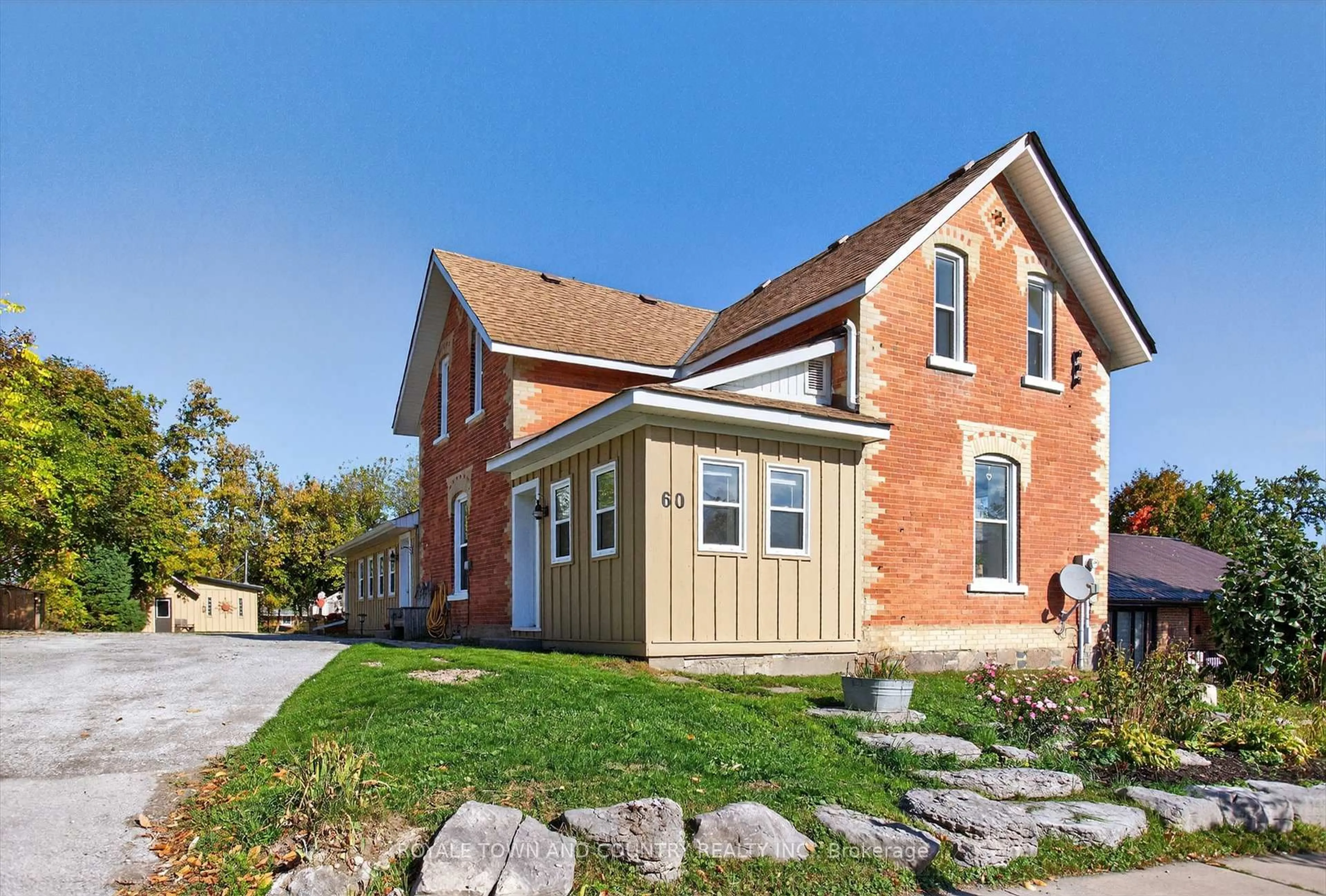 Home with brick exterior material, street for 60 River St, Brock Ontario L0C 1H0