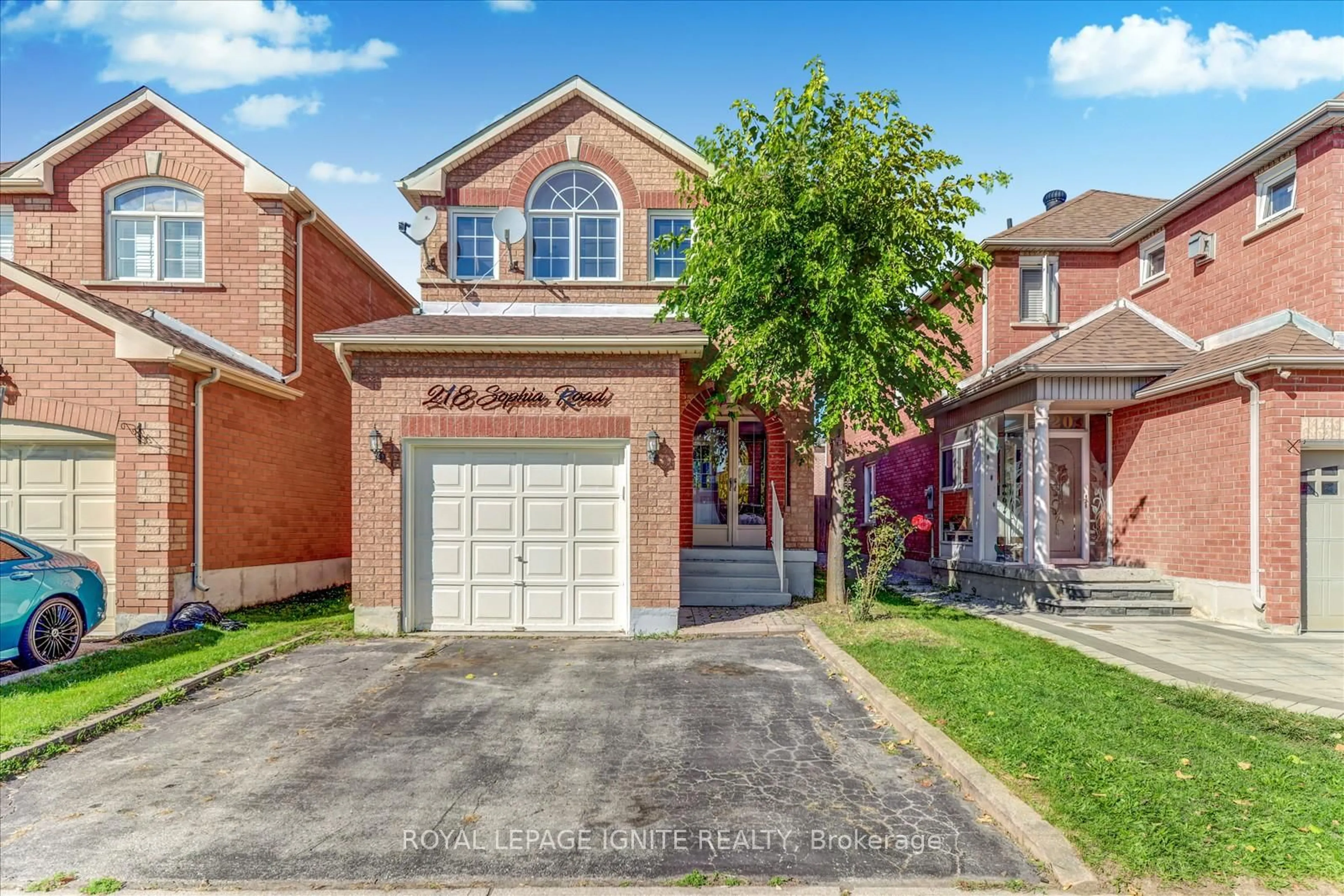 Home with brick exterior material, street for 218 Sophia Rd, Markham Ontario L3S 4C6